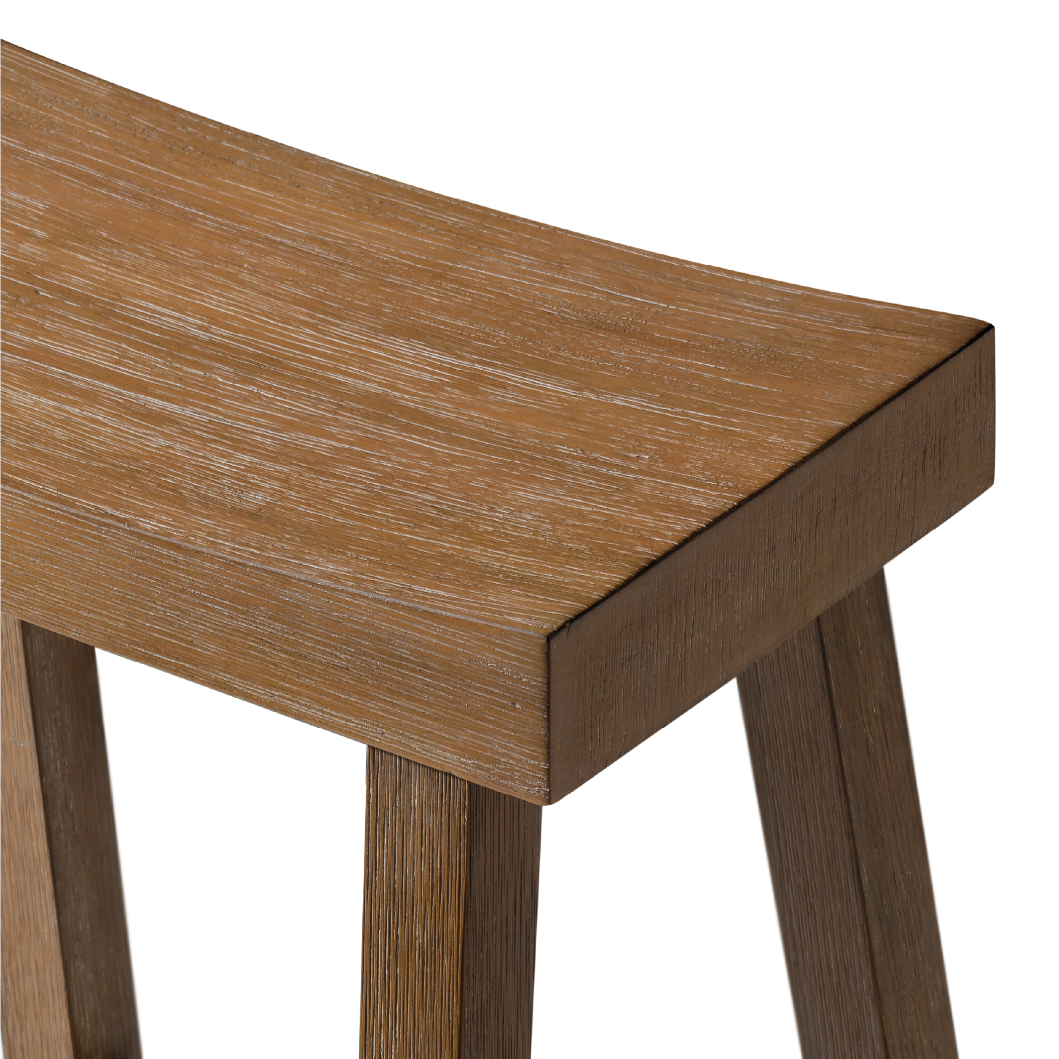 27" Vincent counter height kitchen stool - antiqued natural finish in Stools by Maven Lane