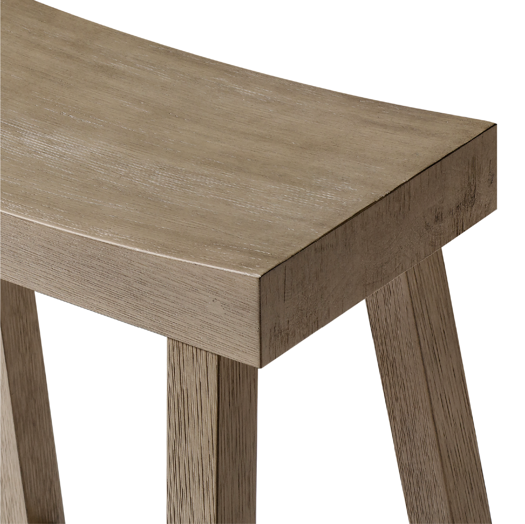 Vincent Counter Height Kitchen Stool - Antiqued Grey Finish in Stools by Maven Lane
