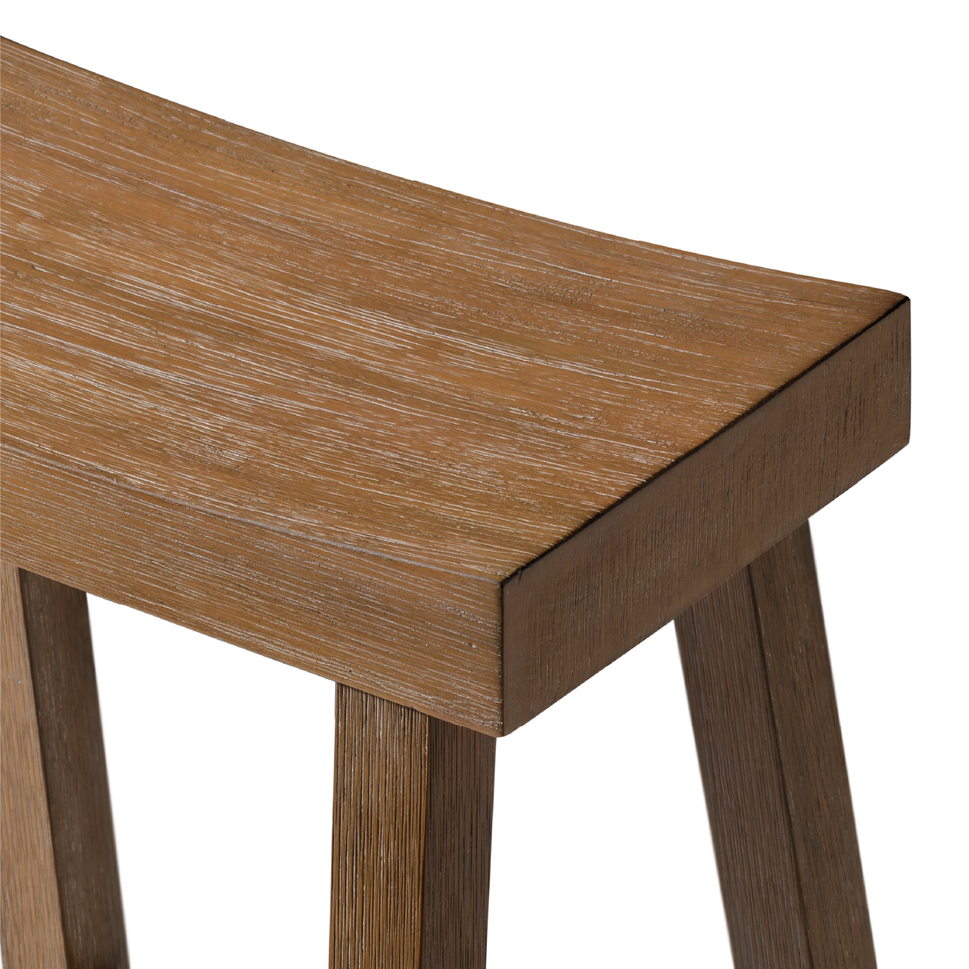 Vincent Bar Stool in Antiqued Natural Finish in Stools by Maven Lane