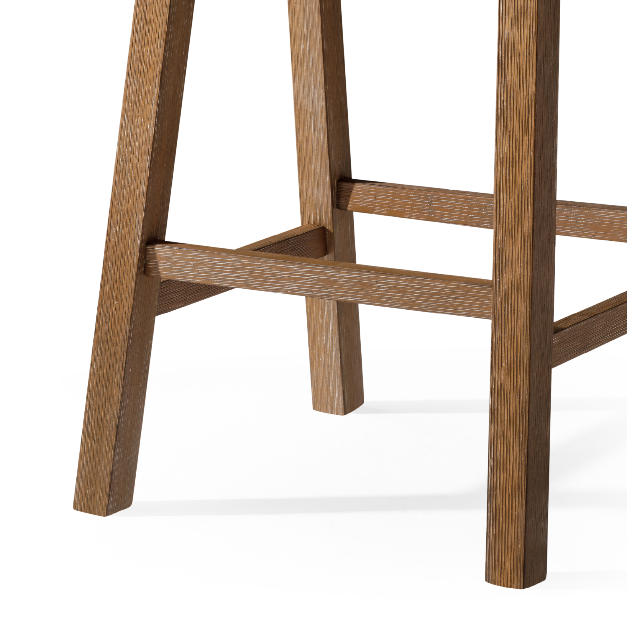 27" Vincent counter height kitchen stool - antiqued natural finish in Stools by Maven Lane