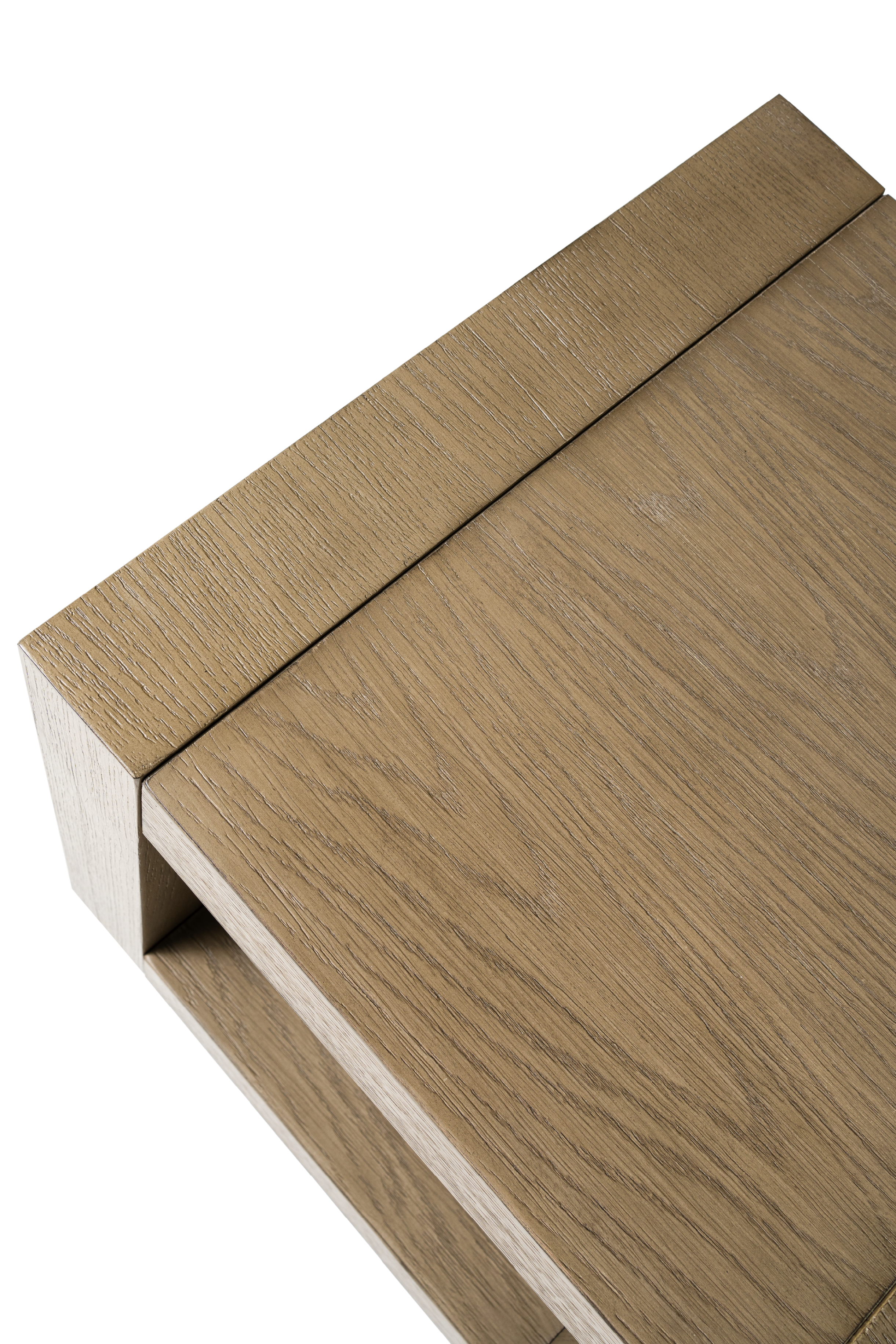 Artemis Contemporary Wooden Side Table in Refined Grey Finish in Accent Tables by Maven Lane