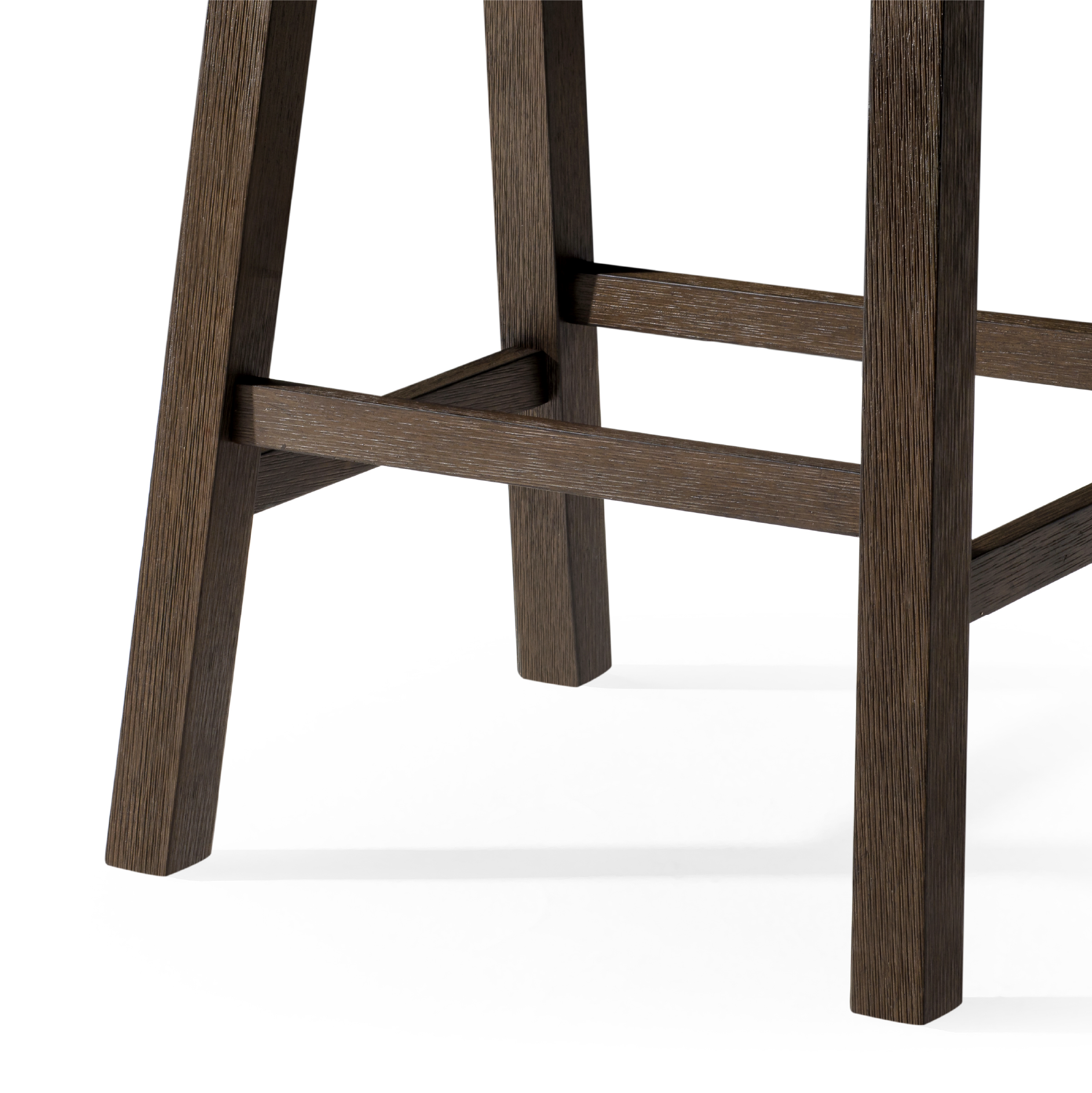 Vincent Counter Height Kitchen Stool - Antiqued Brown Finish in Stools by Maven Lane