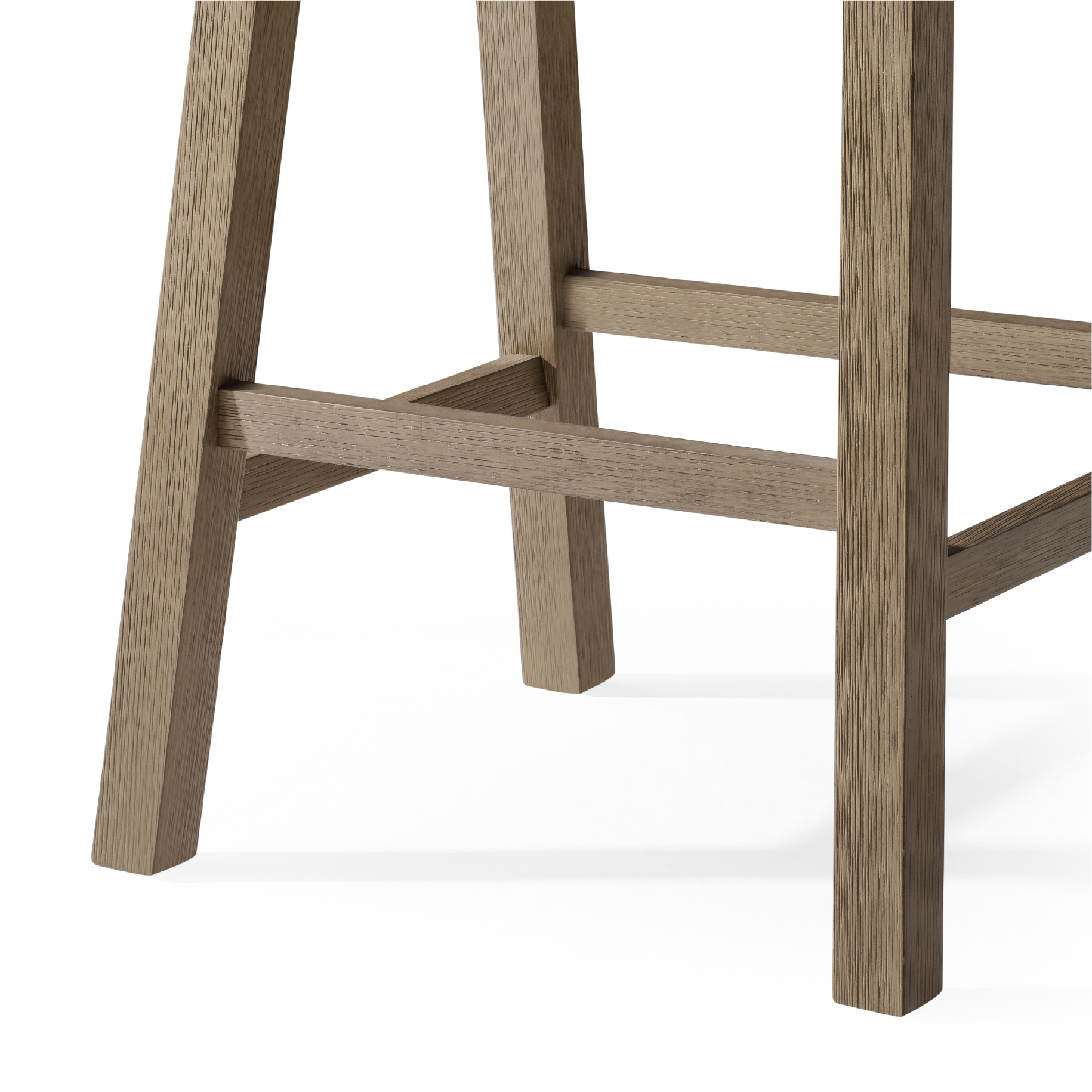 Vincent Counter Height Kitchen Stool - Antiqued Grey Finish in Stools by Maven Lane