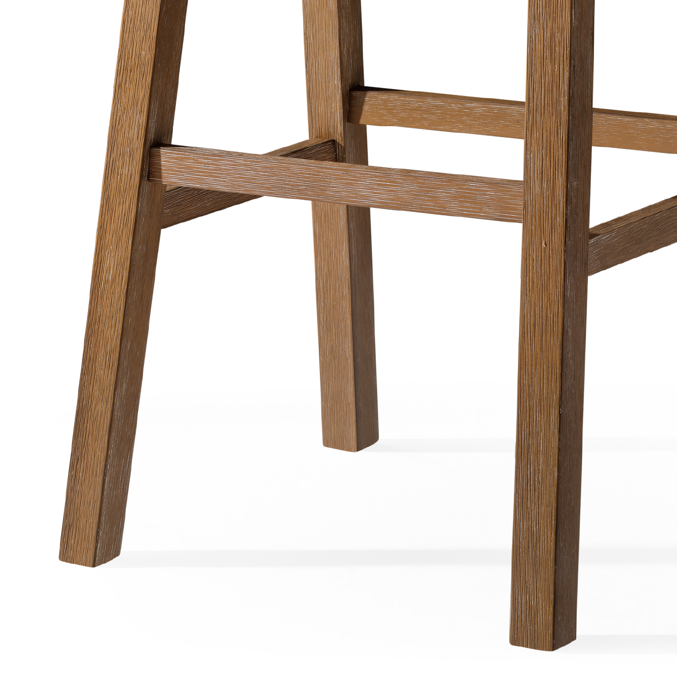 Vincent Bar Stool in Antiqued Natural Finish in Stools by Maven Lane