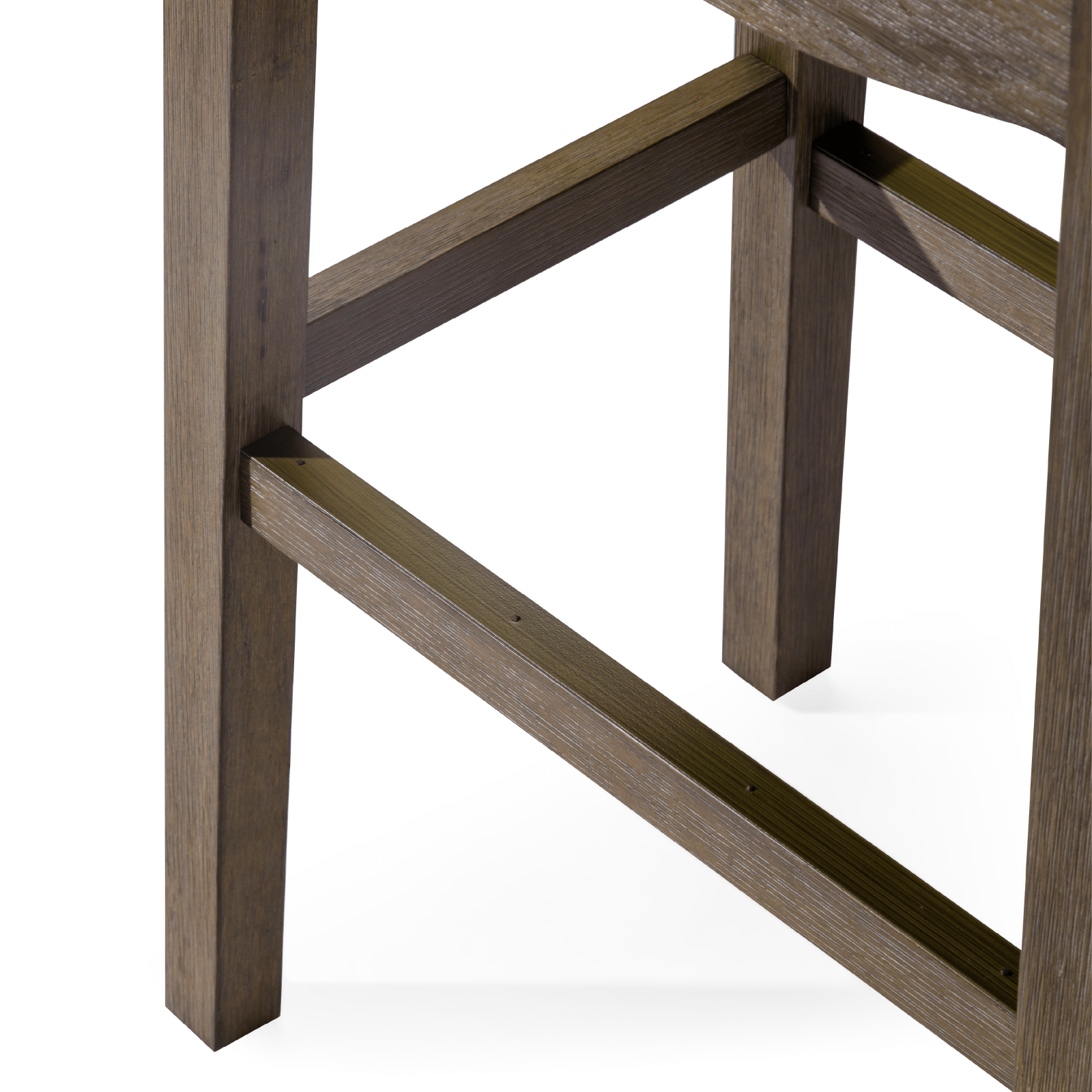 31" Adrien Saddle Bar Stool in Walnut Finish with Marksman Saddle Vegan Leather in Stools by Maven Lane