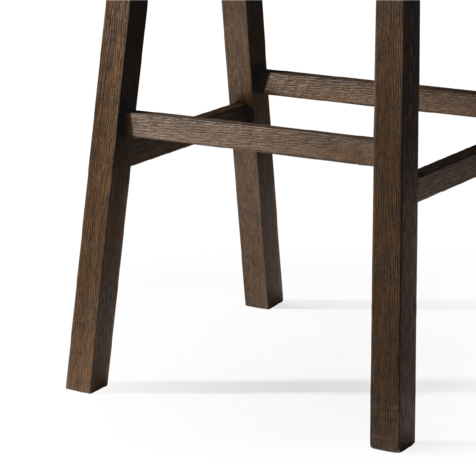31" Vincent Barstool in Antiqued Brown Finish in Stools by Maven Lane