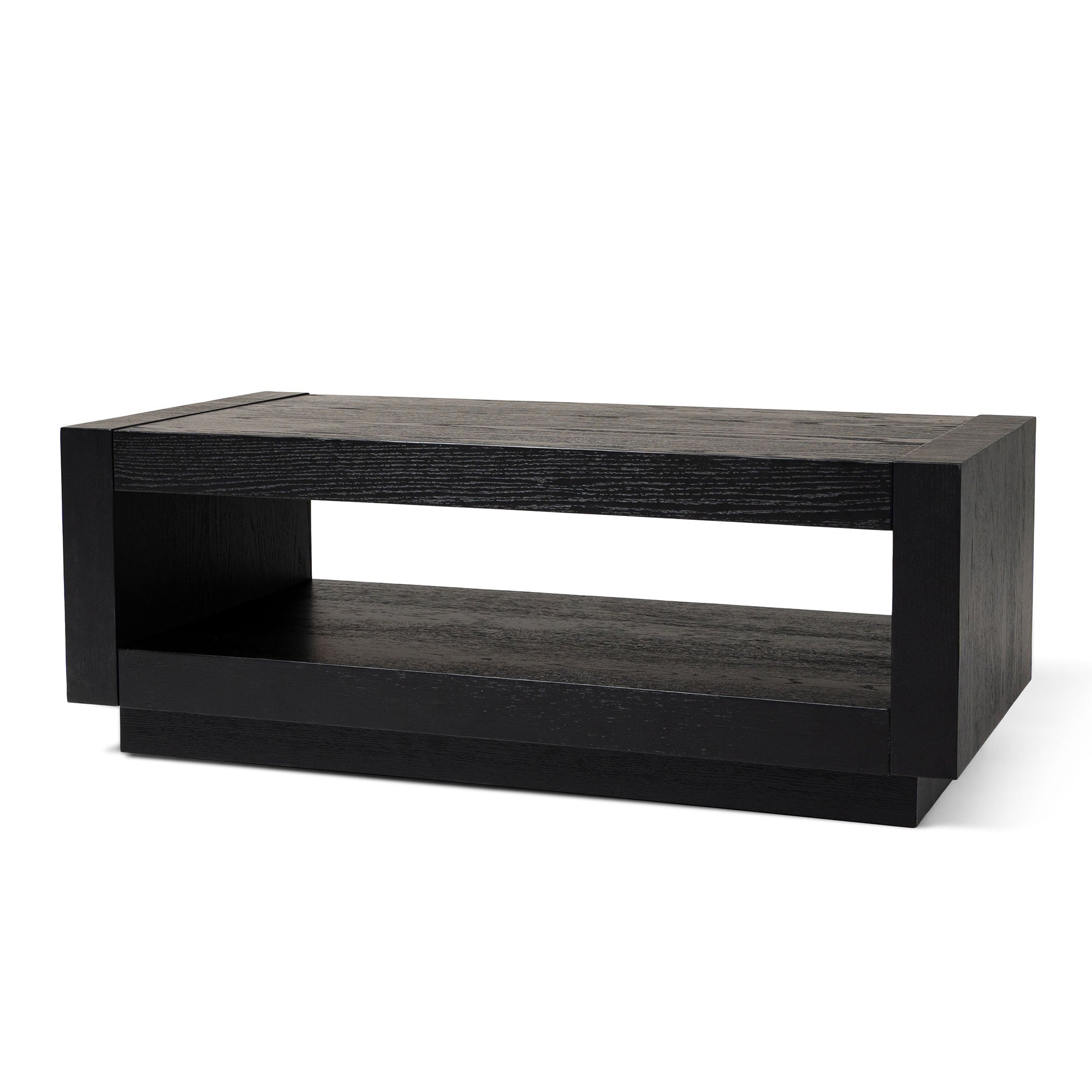 Artemis Contemporary Wooden Coffee Table in Refined Black Finish in Accent Tables by Maven Lane