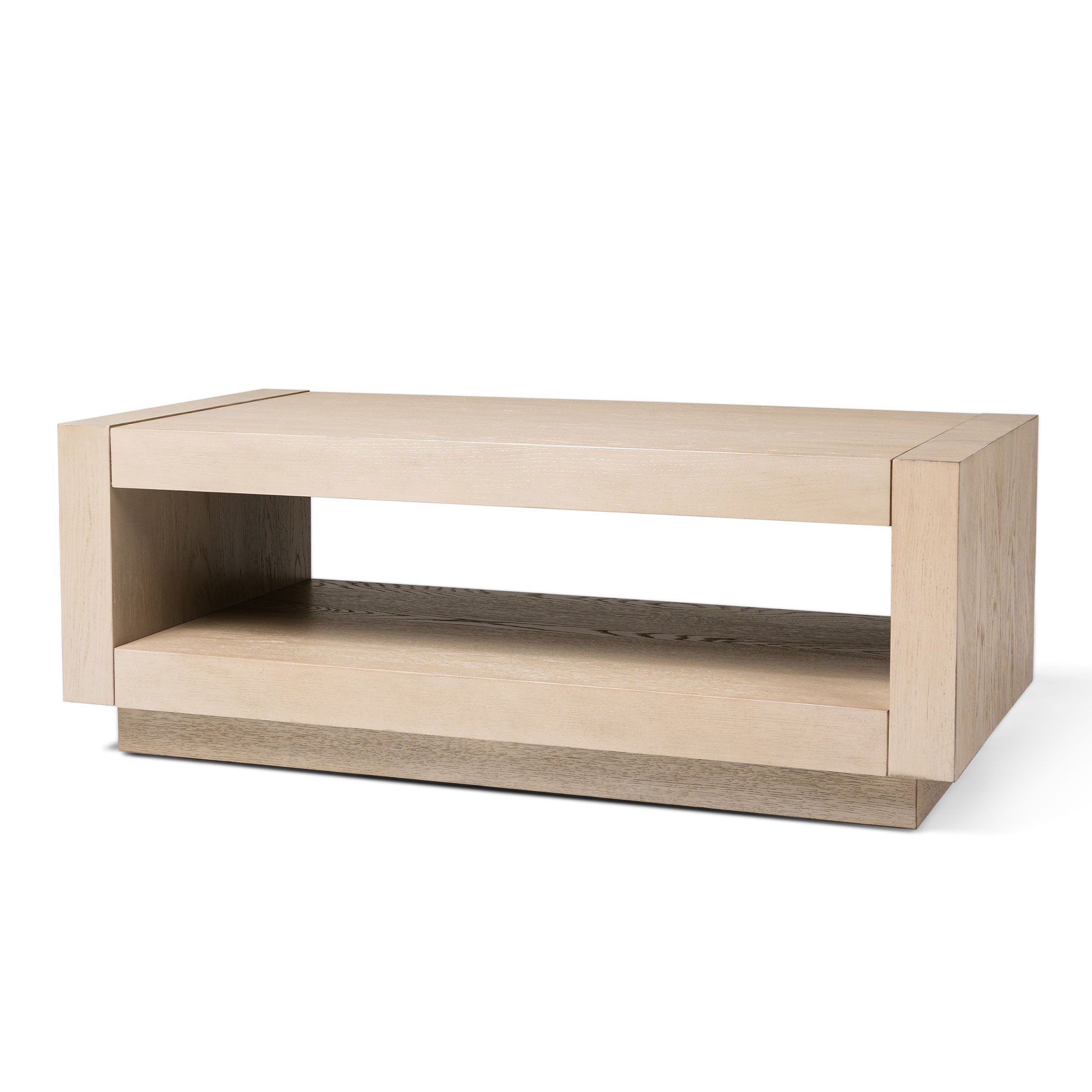 Artemis Contemporary Wooden Coffee Table in Refined White Finish in Accent Tables by Maven Lane