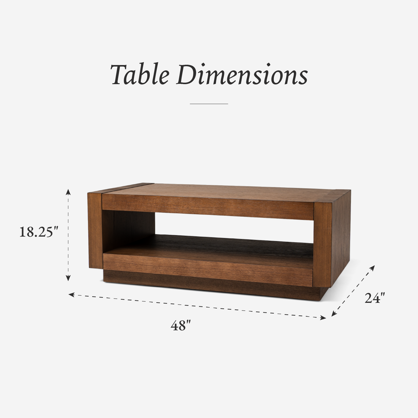Artemis Contemporary Wooden Coffee Table in Refined Brown Finish in Accent Tables by Maven Lane
