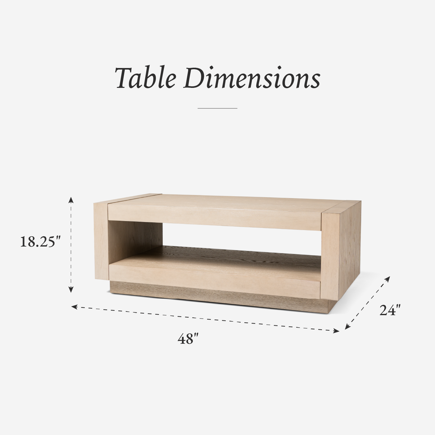 Artemis Contemporary Wooden Coffee Table in Refined White Finish in Accent Tables by Maven Lane