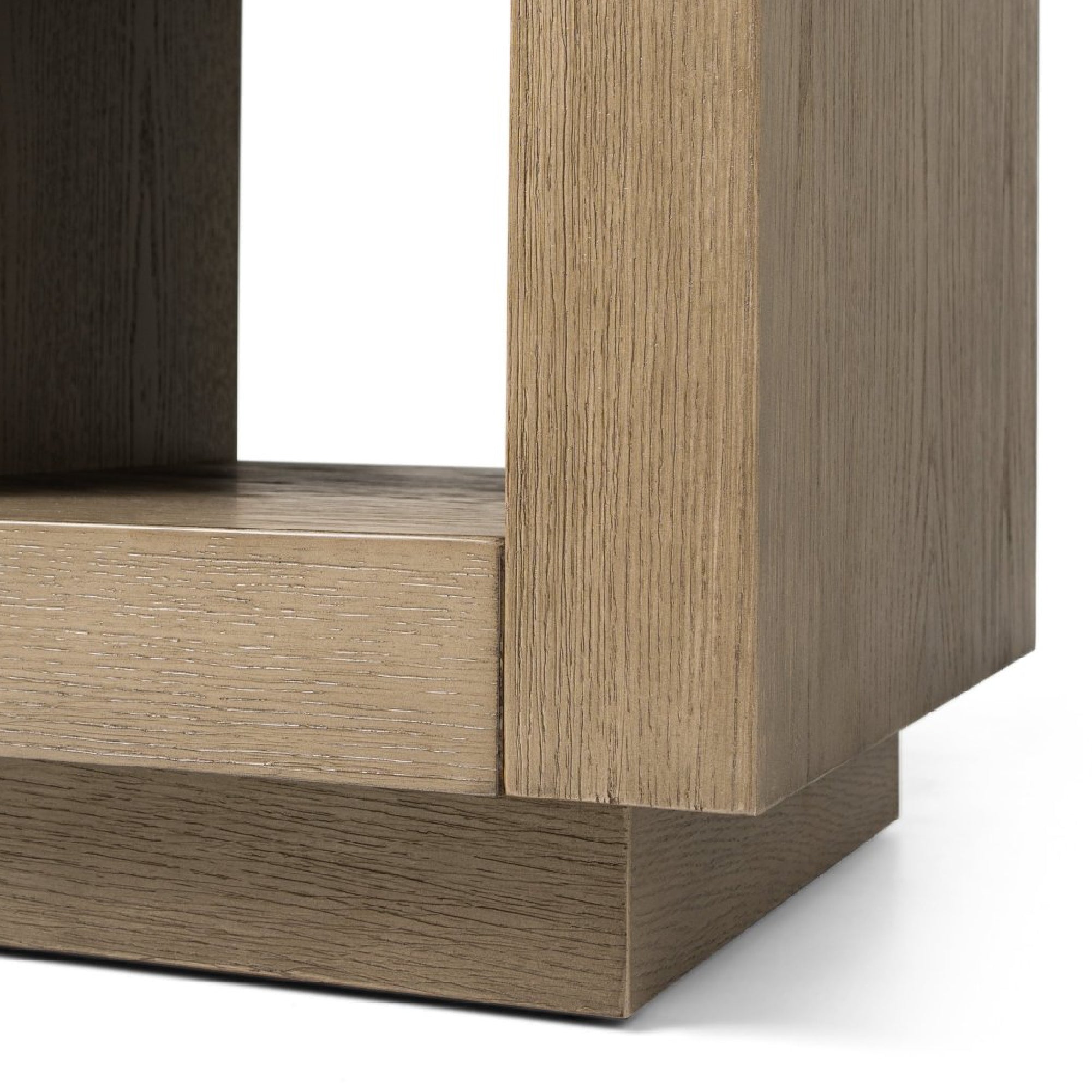 Artemis Contemporary Wooden Side Table in Refined Grey Finish in Side Table by Maven Lane