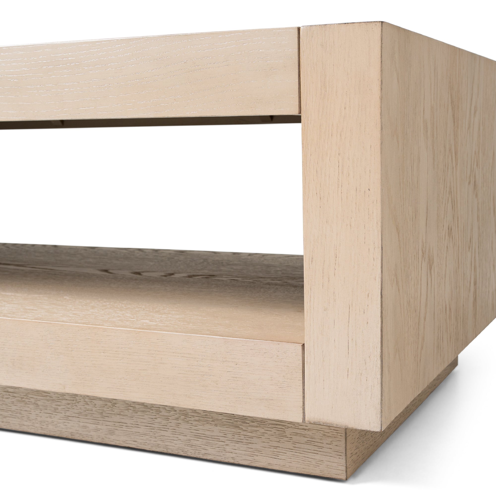 Artemis Contemporary Wooden Coffee Table in Refined White Finish in Coffee Table by Maven Lane