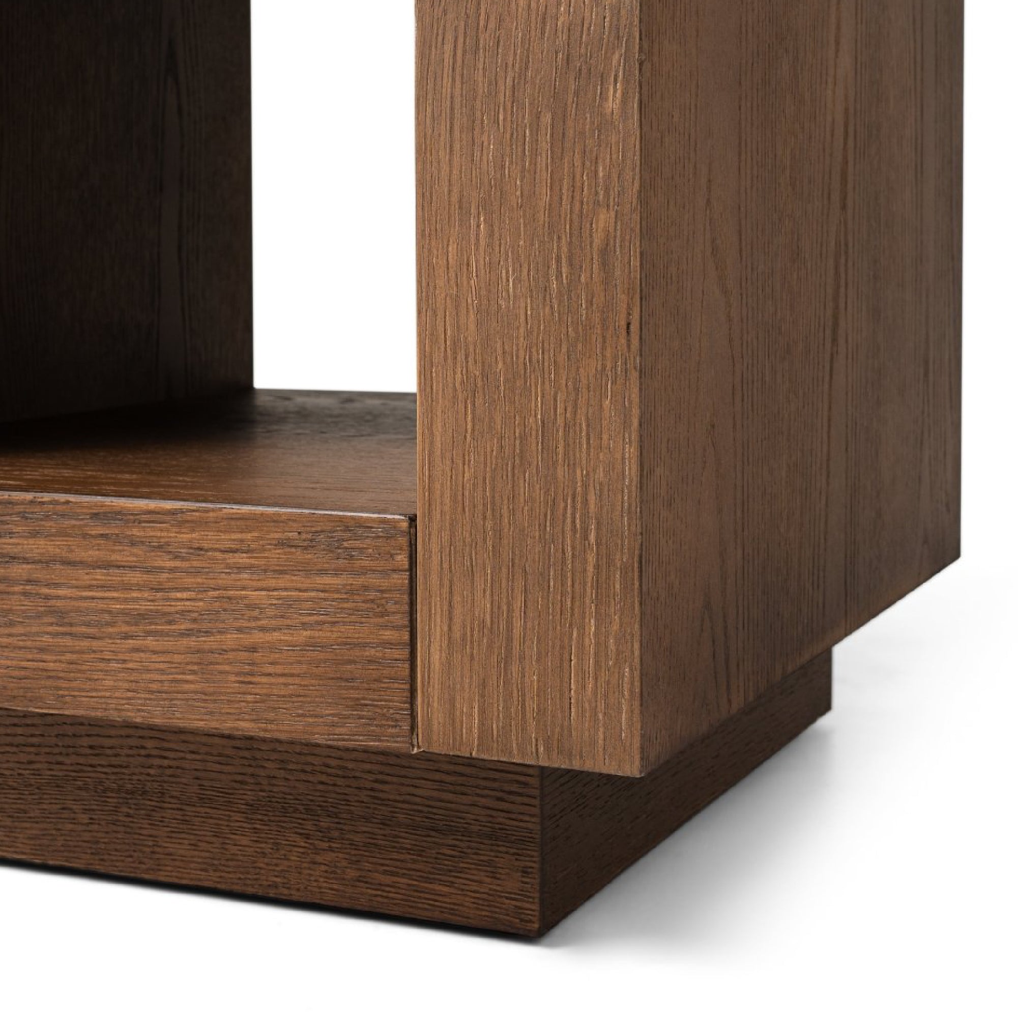 Artemis Contemporary Wooden Side Table in Refined Brown Finish in Side Table by Maven Lane