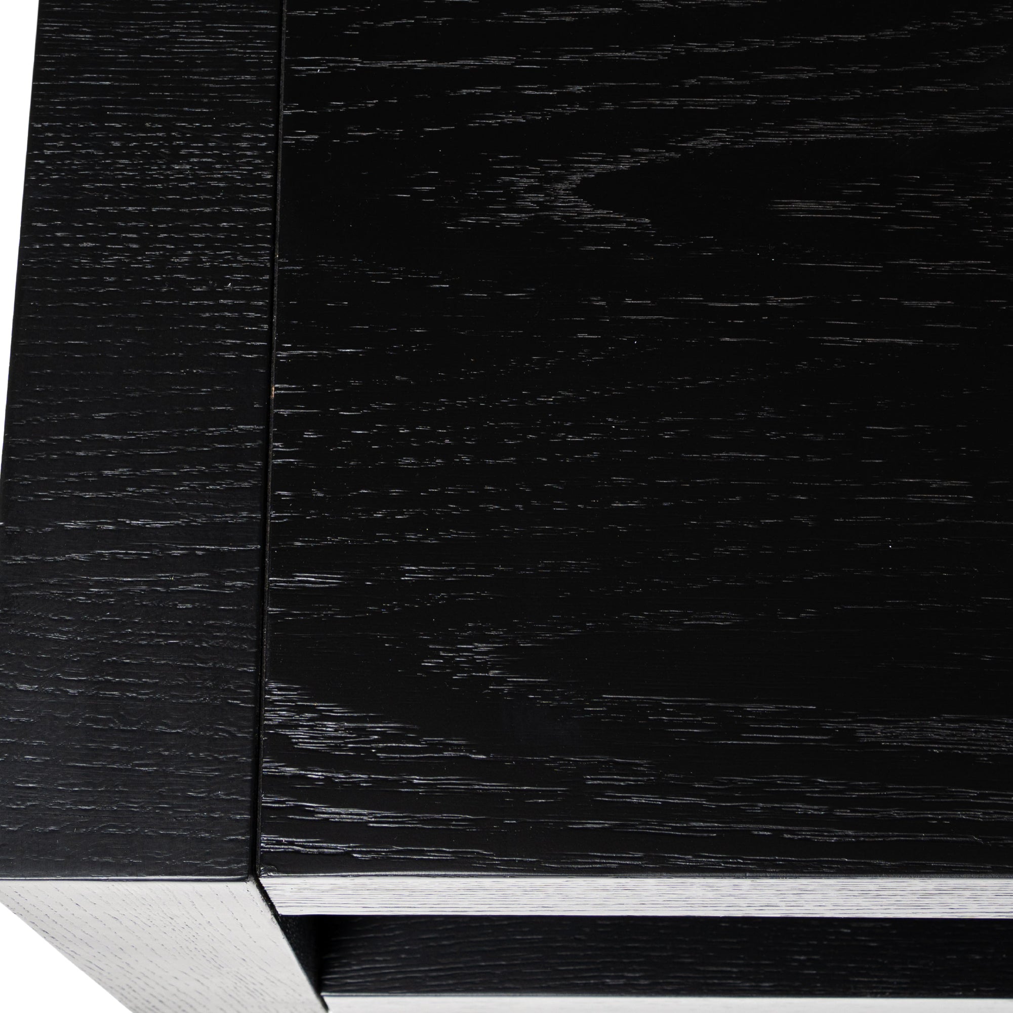 Artemis Contemporary Wooden Coffee Table in Refined Black Finish in Coffee Table by Maven Lane