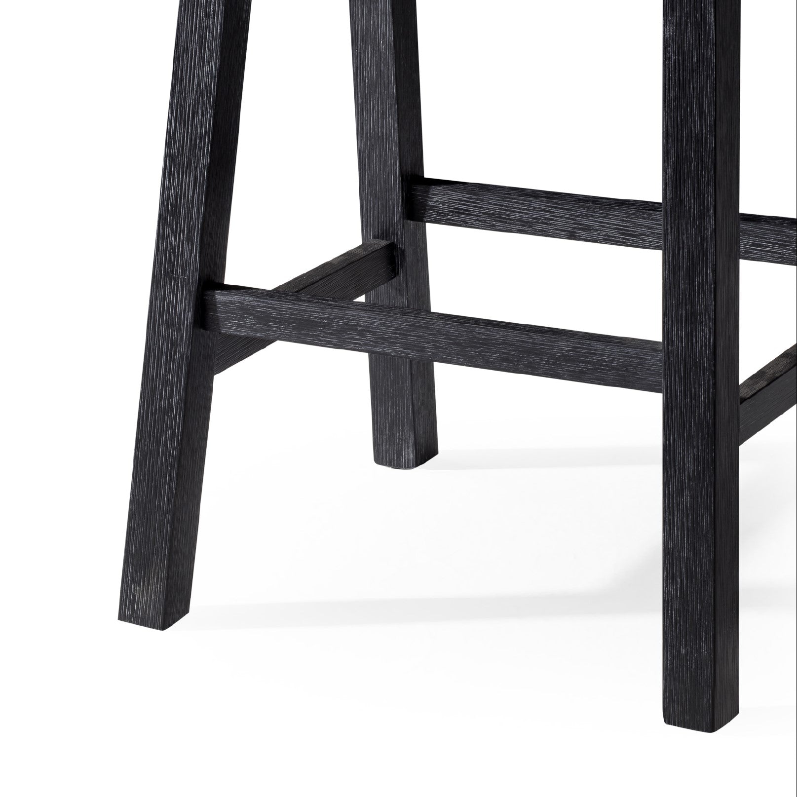 26" Vincent Counter Stool in Black Finish (Set of 4) in Stools by Maven Lane