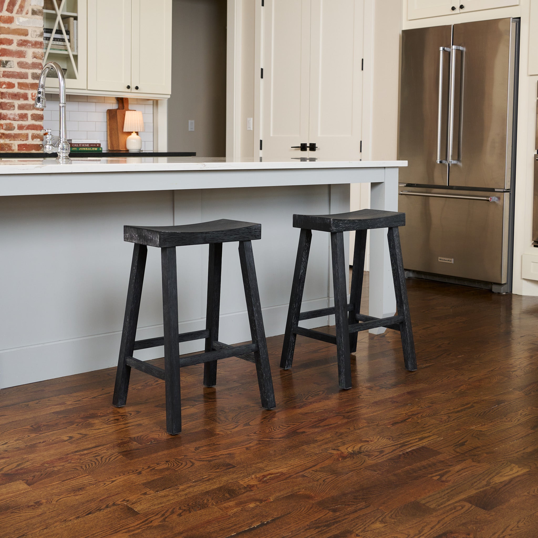 Vincent Counter Stool in Black Finish in Stools by Maven Lane