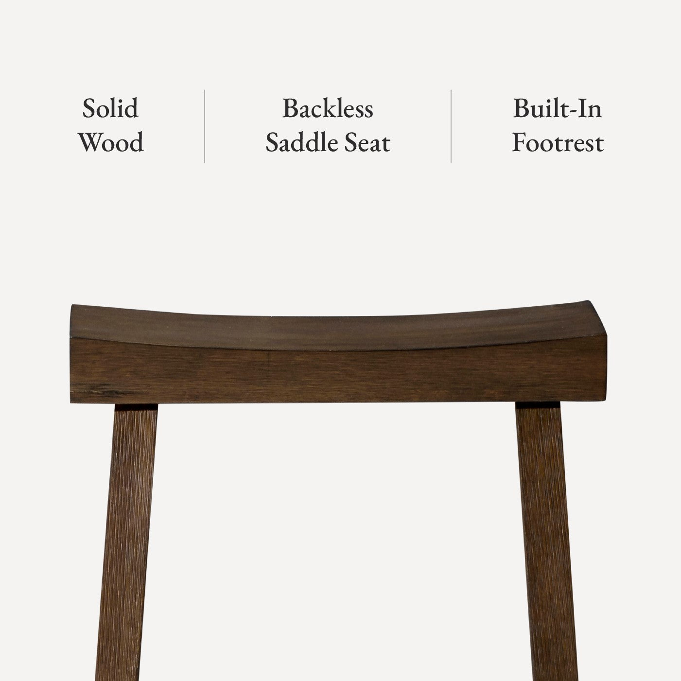 Vincent Counter Stool in Brown Finish in Stools by Maven Lane