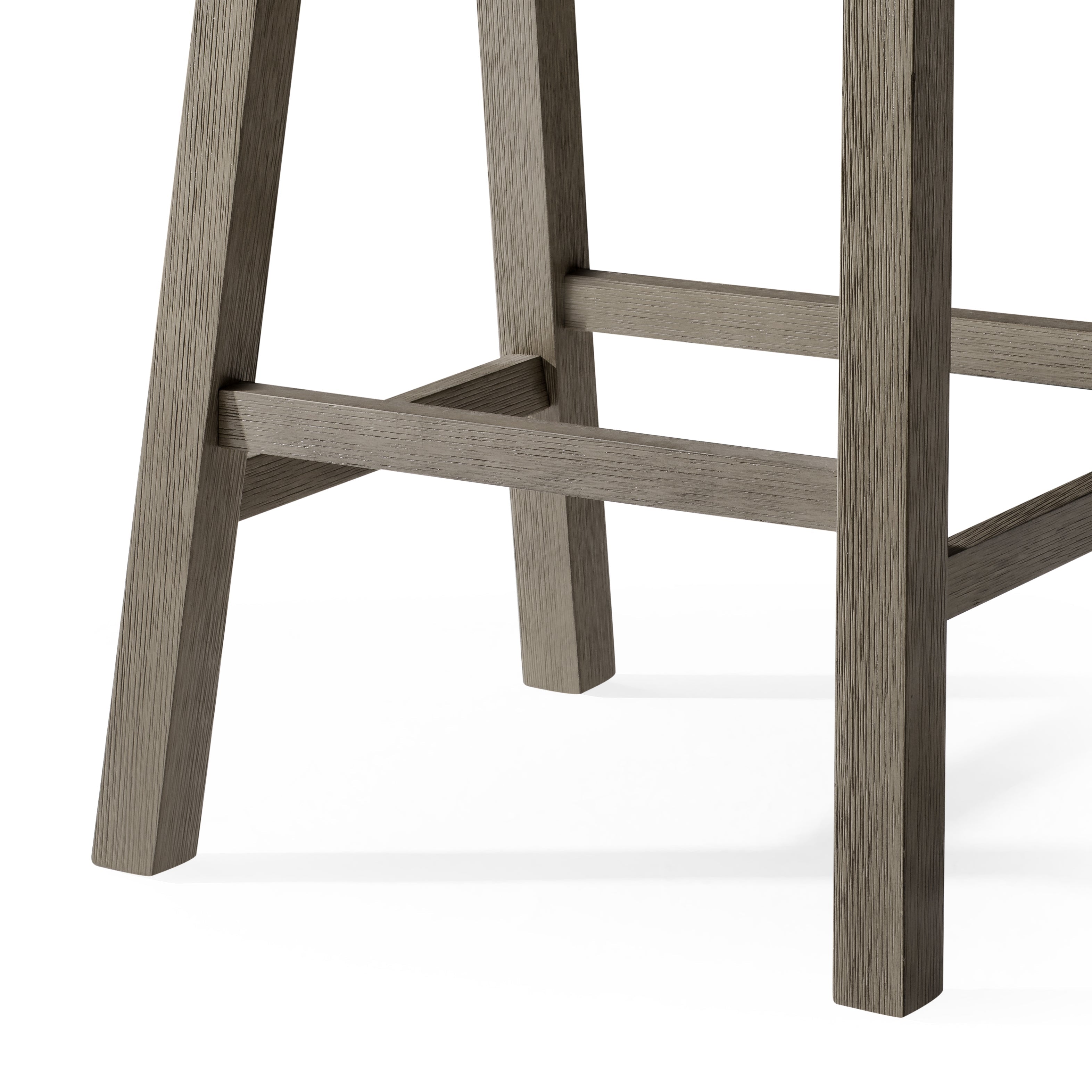 27" Vincent Counter Stool in Antiqued Grey Finish in Stools by Maven Lane