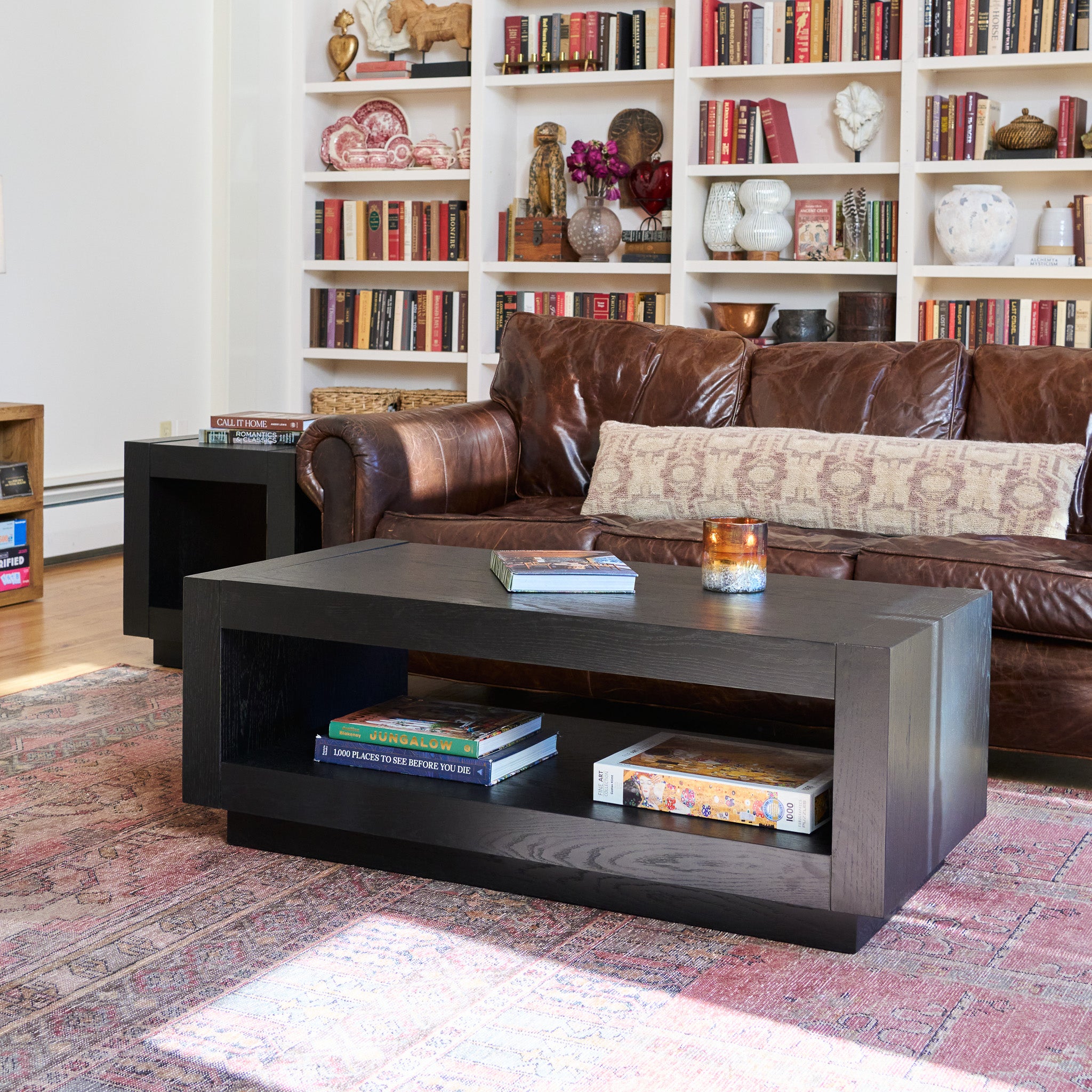 Artemis Coffee Table in Black Finish in Coffee Table by Maven Lane