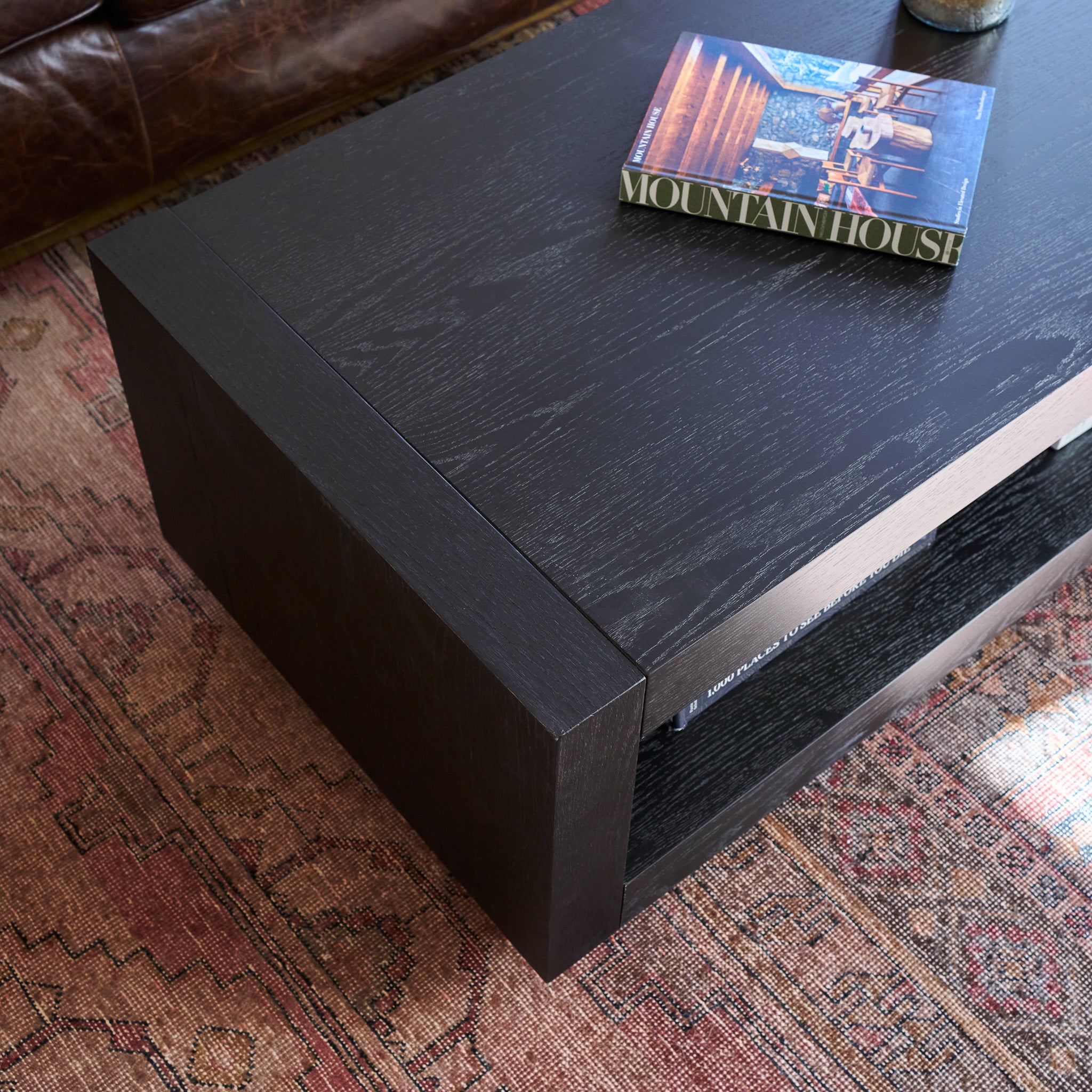 Artemis Coffee Table in Black Finish in Coffee Table by Maven Lane