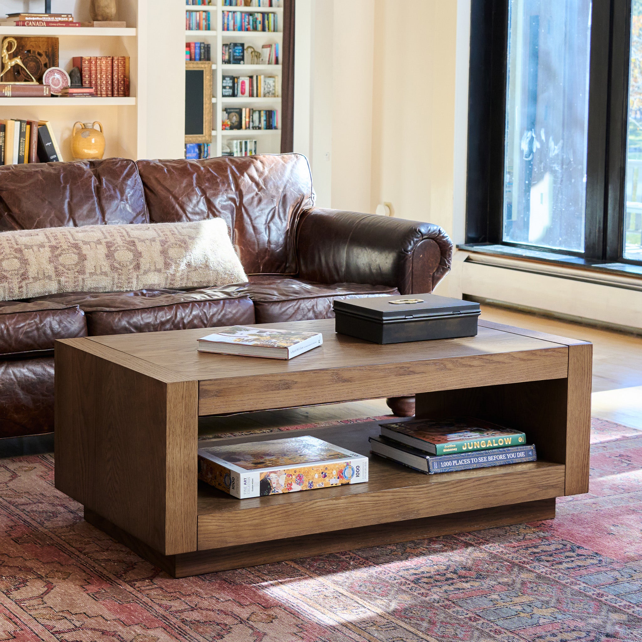 Artemis Coffee Table in Brown Finish