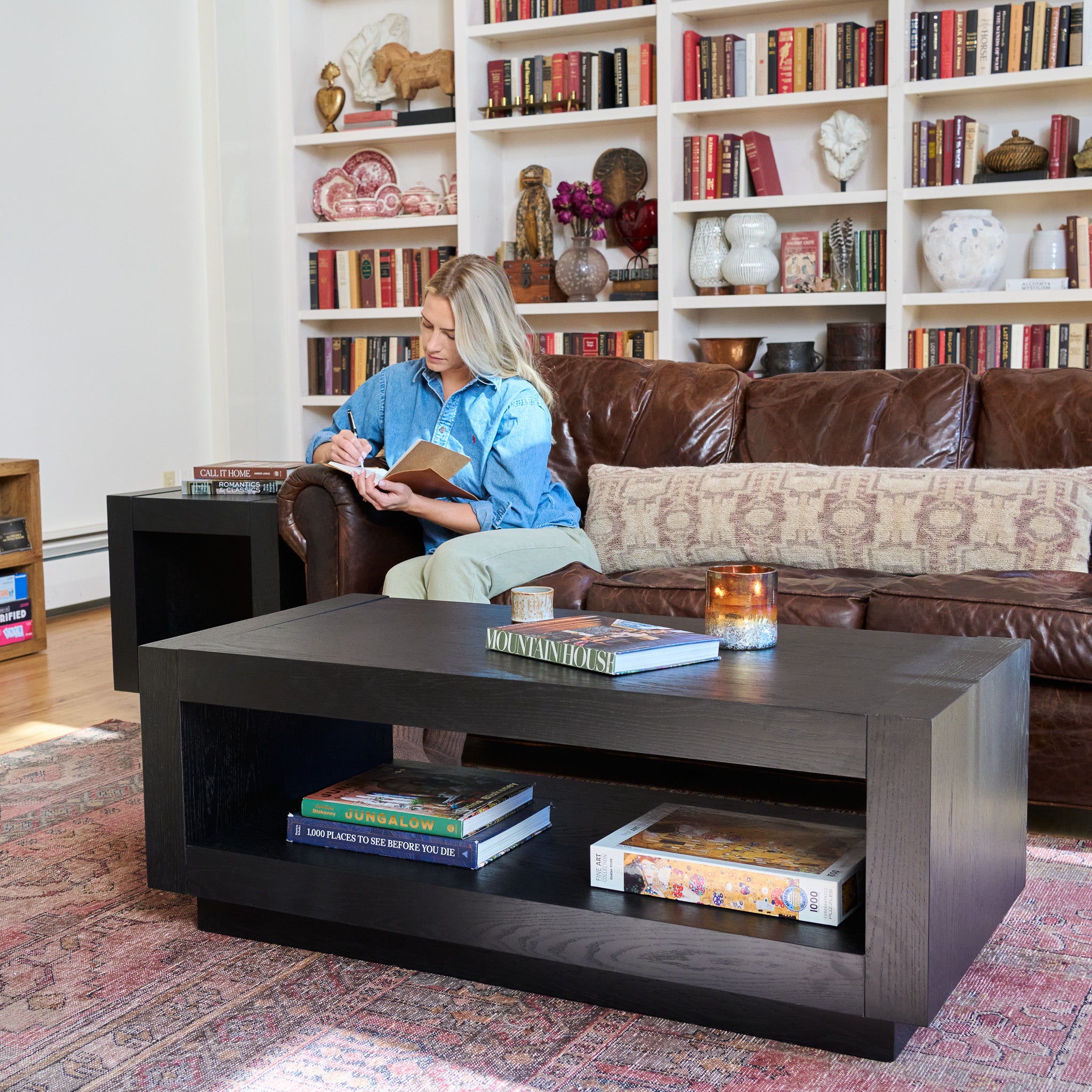 Artemis Side Table in Black Finish in Side Table by Maven Lane