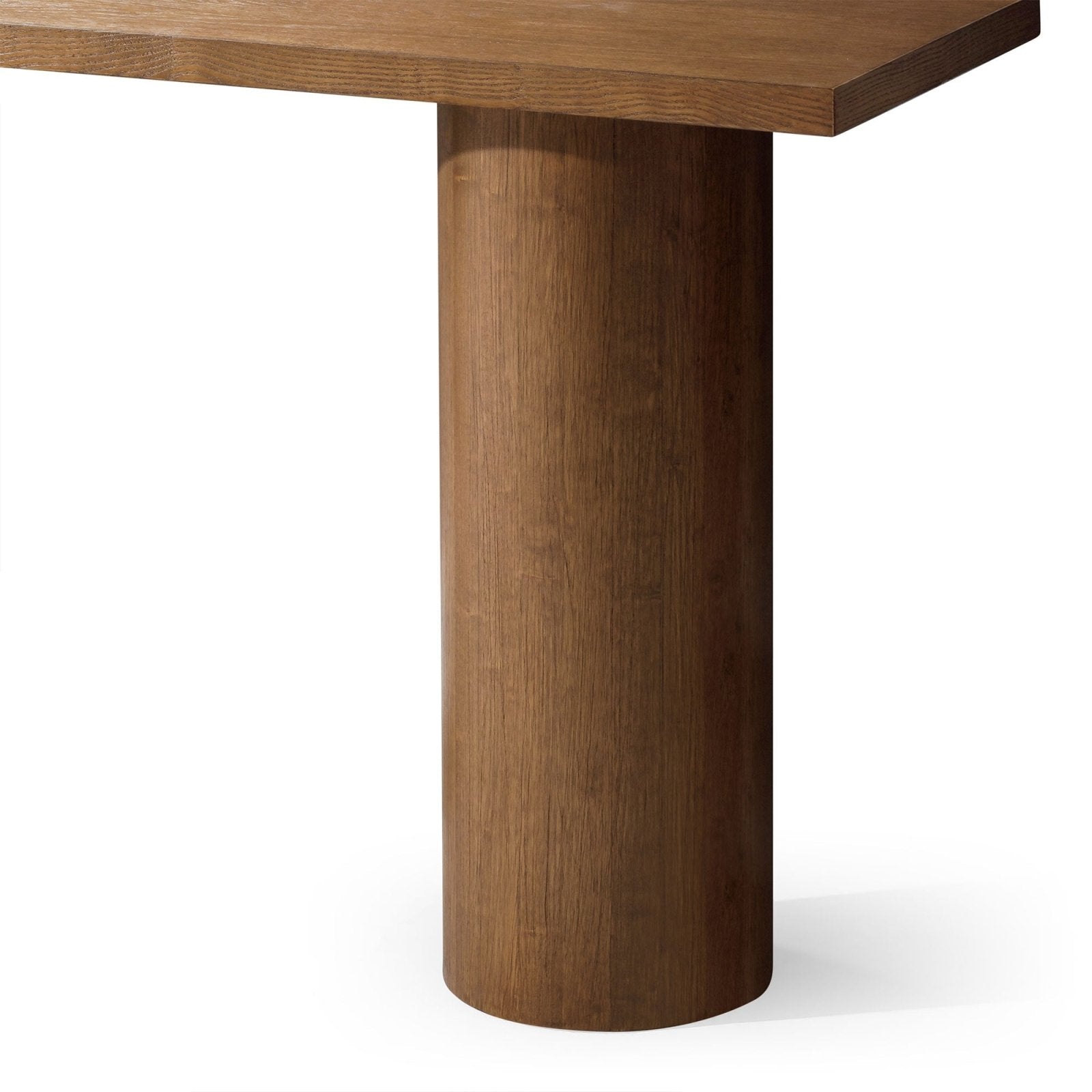 Lana Contemporary Wooden Console Table in Brown Finish in Accent Tables by Maven Lane