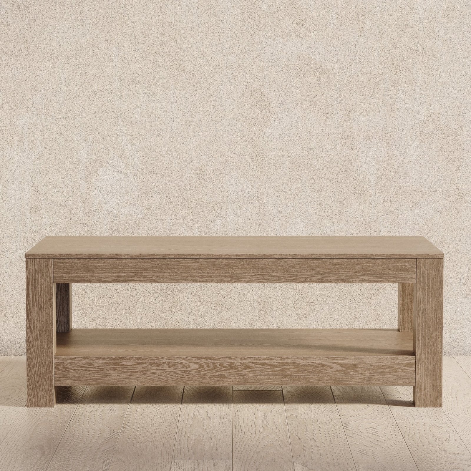 Paulo Wooden Coffee Table in Weathered Grey Finish in Coffee Table by Maven Lane