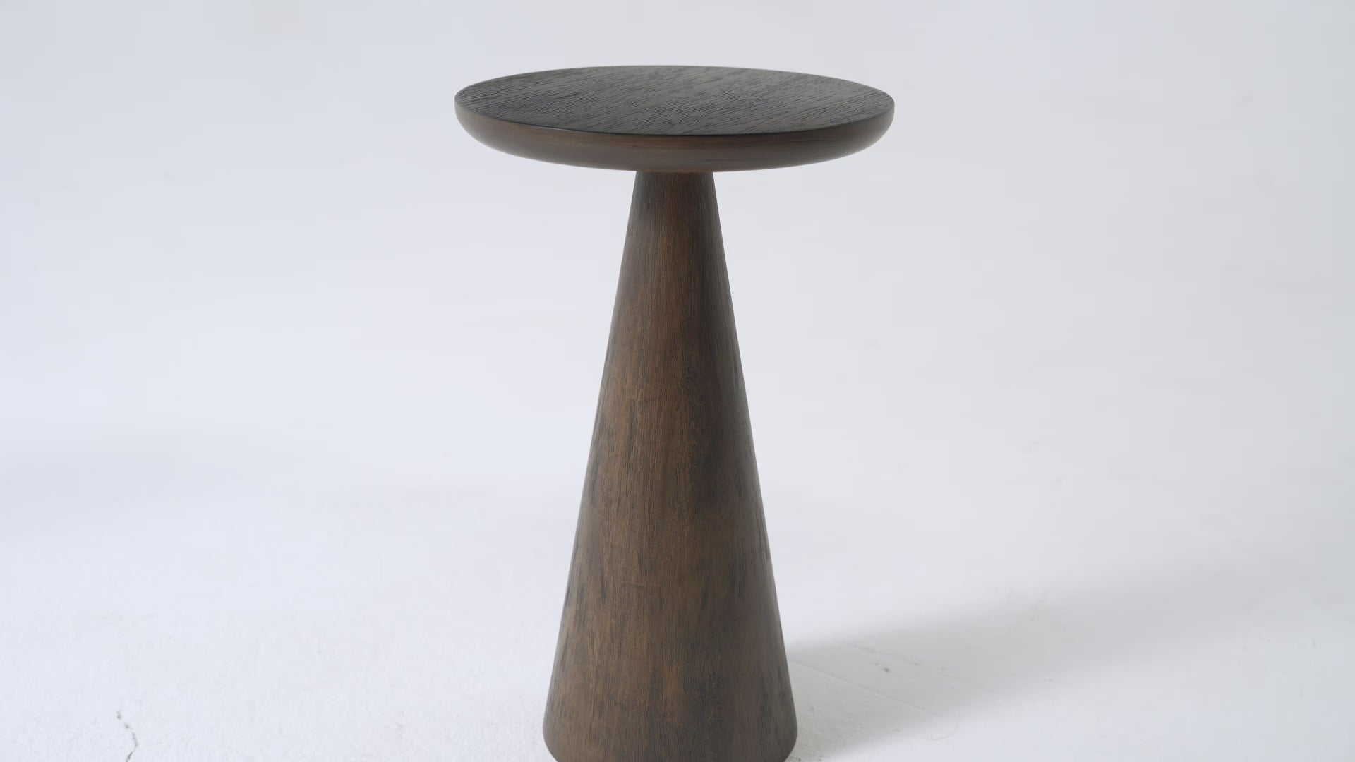 Owen Rustic Wooden Drink Table In Aged Brown in Accent Tables by Maven Lane