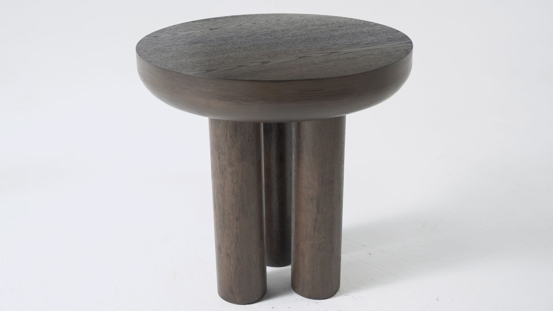 Owen Rustic Wooden Side Table In Aged Brown in Maven Lane by Maven Lane