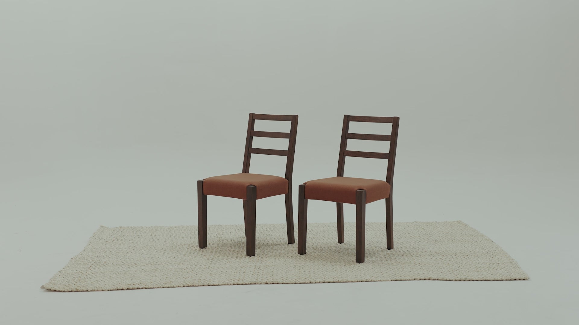 Willow Organic Wooden Dining Chair in Weathered Grey Finish with Slate Linen Fabric Upholstery, Set of 2 in Dining Chair by Maven Lane