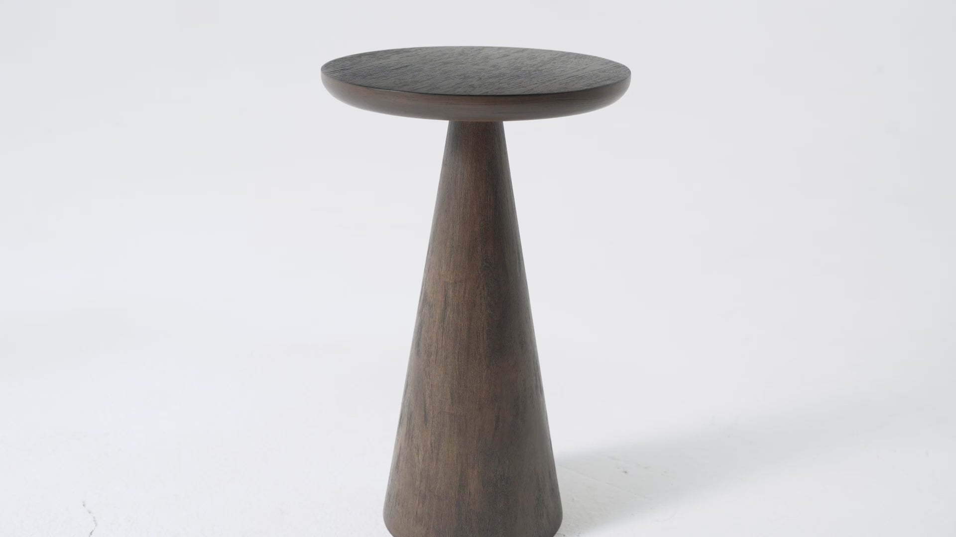 Owen Rustic Wooden Drink Table In Aged Brown in Maven Lane by Maven Lane