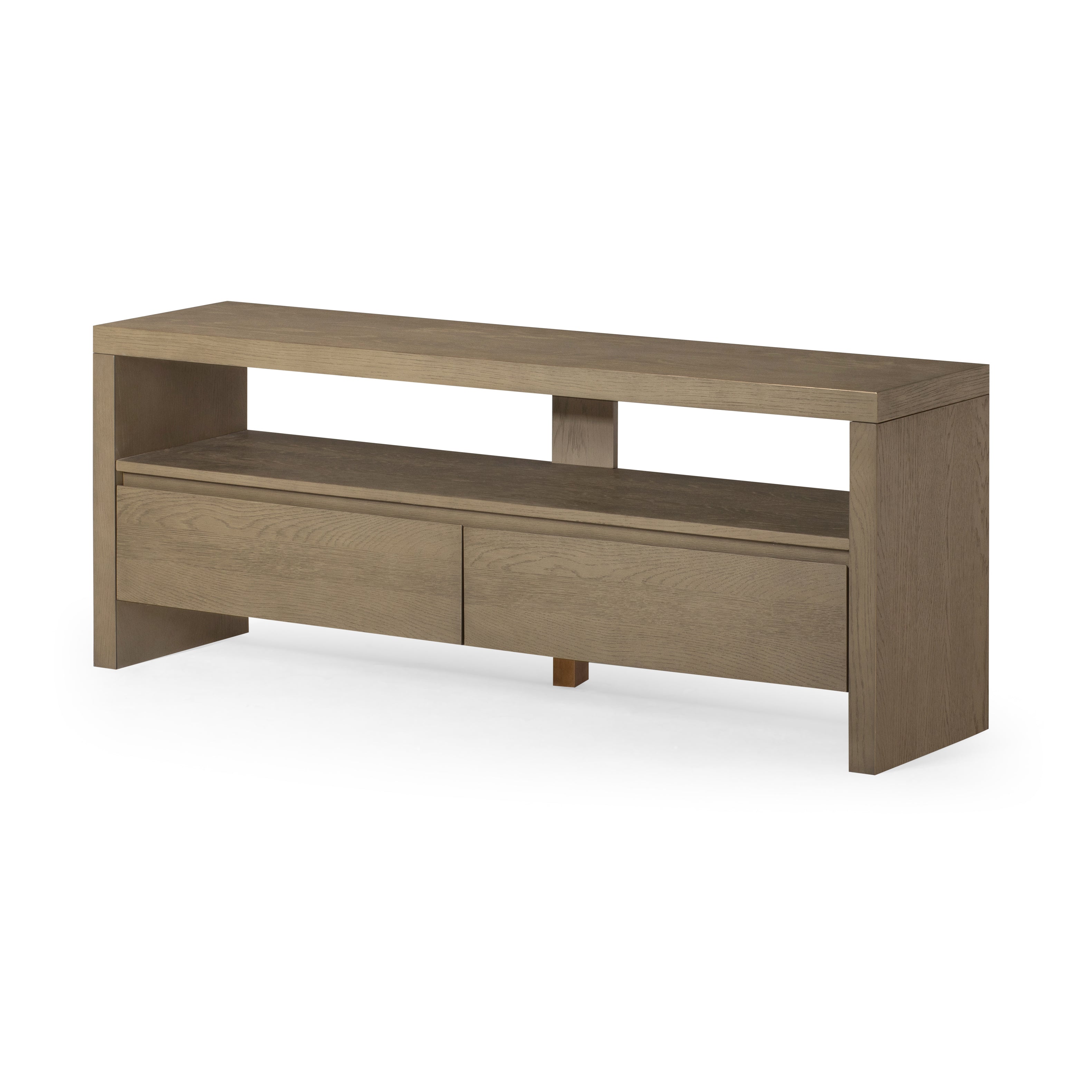 Ada Contemporary Wooden Media Unit in Refined Grey Finish in Media Units by Maven Lane