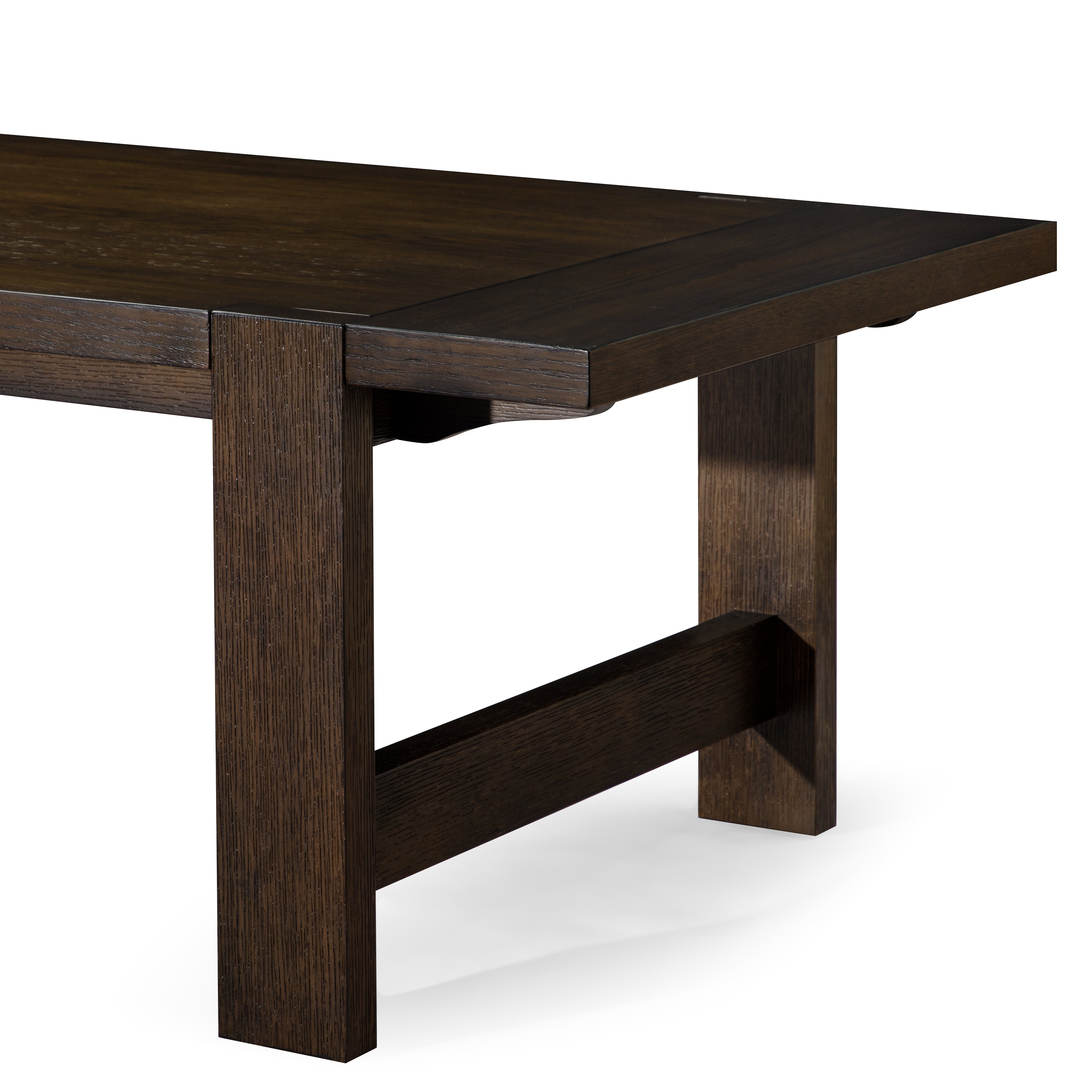Angelo Rustic Rectangular Wooden Coffee Table In Aged Brown in Coffee Table by Maven Lane