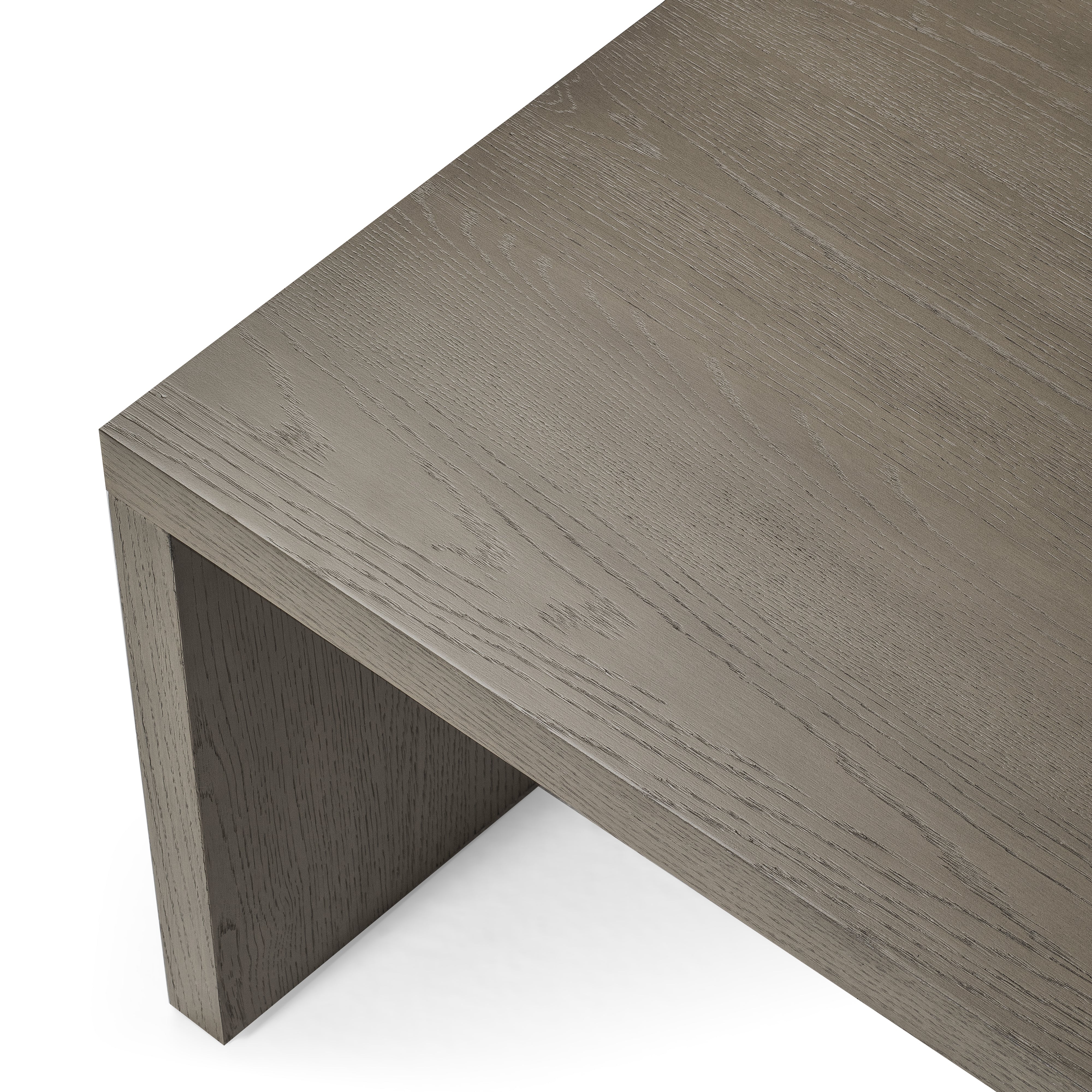 Zeno Rectangular Coffee Table in Aged Grey