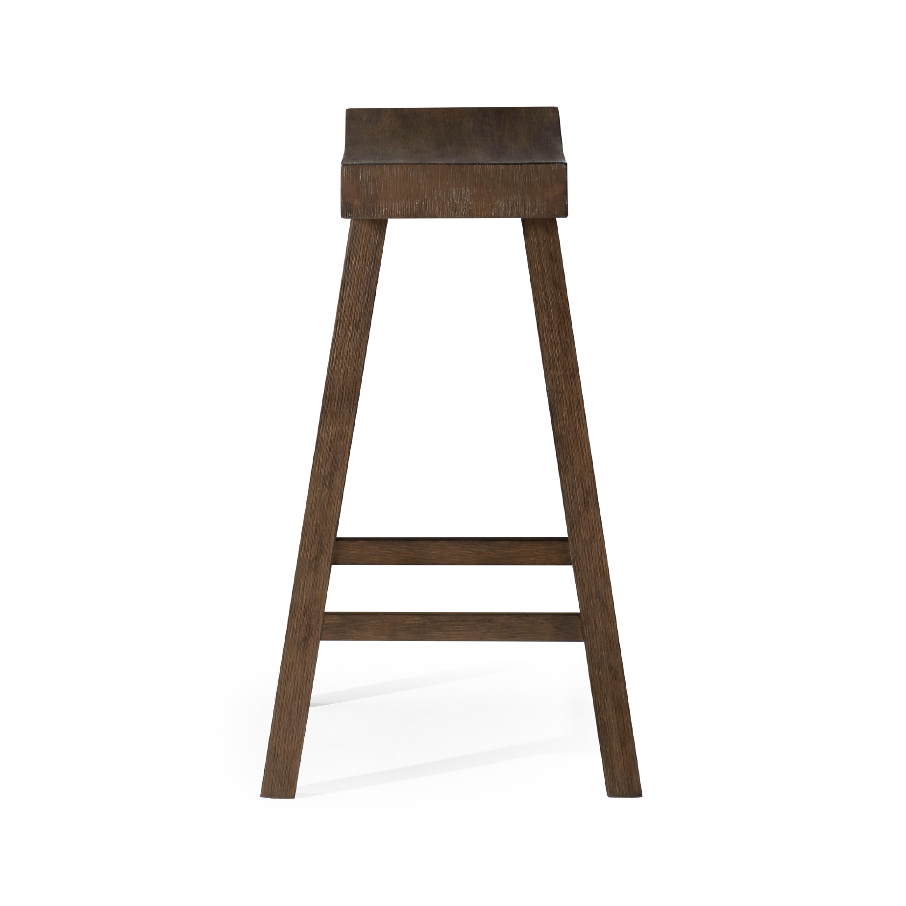 Vincent Counter Height Kitchen Stool - Antiqued Brown Finish in Stools by Maven Lane
