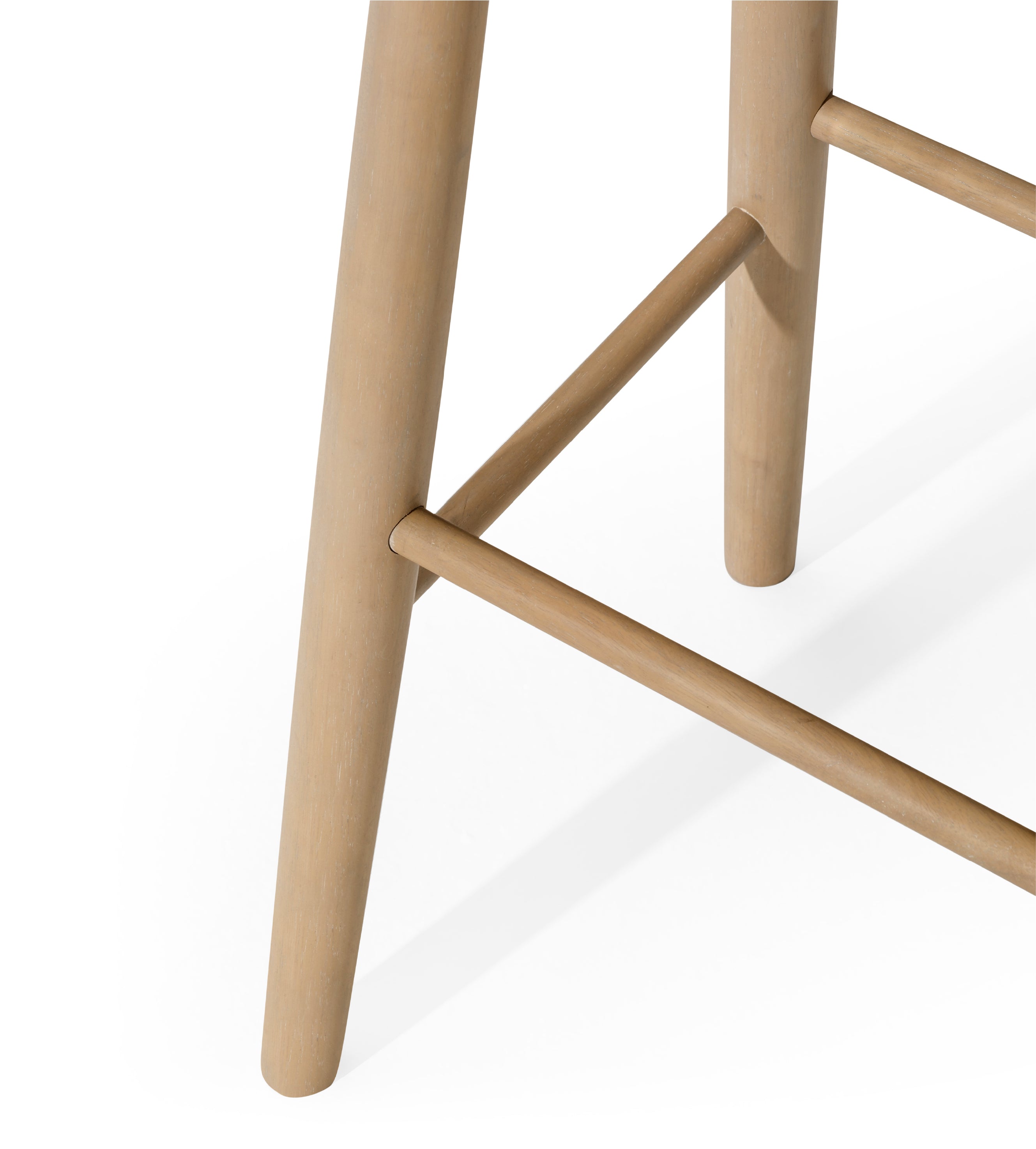 Luna Counter Height Kitchen Stool - Light Oak Wood Finish in Stools by Maven Lane