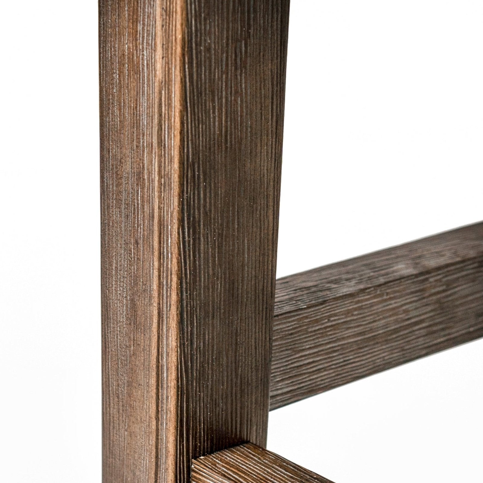 Adrien Saddle Counter Stool in Brown Finish with Grey Fabric in Stools by Maven Lane