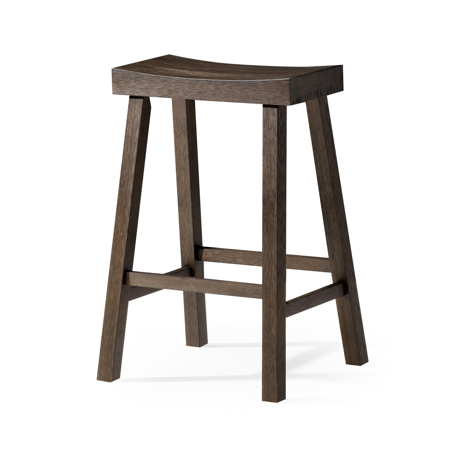 27" Vincent Counter Stool in Antiqued Brown Finish