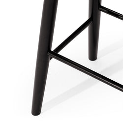 Luna Bar Stool in Black Finish in Stools by Maven Lane