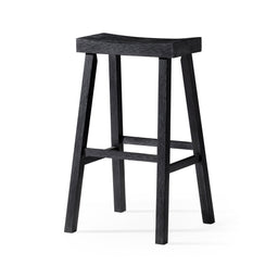 Vincent Bar Stool in Black Finish