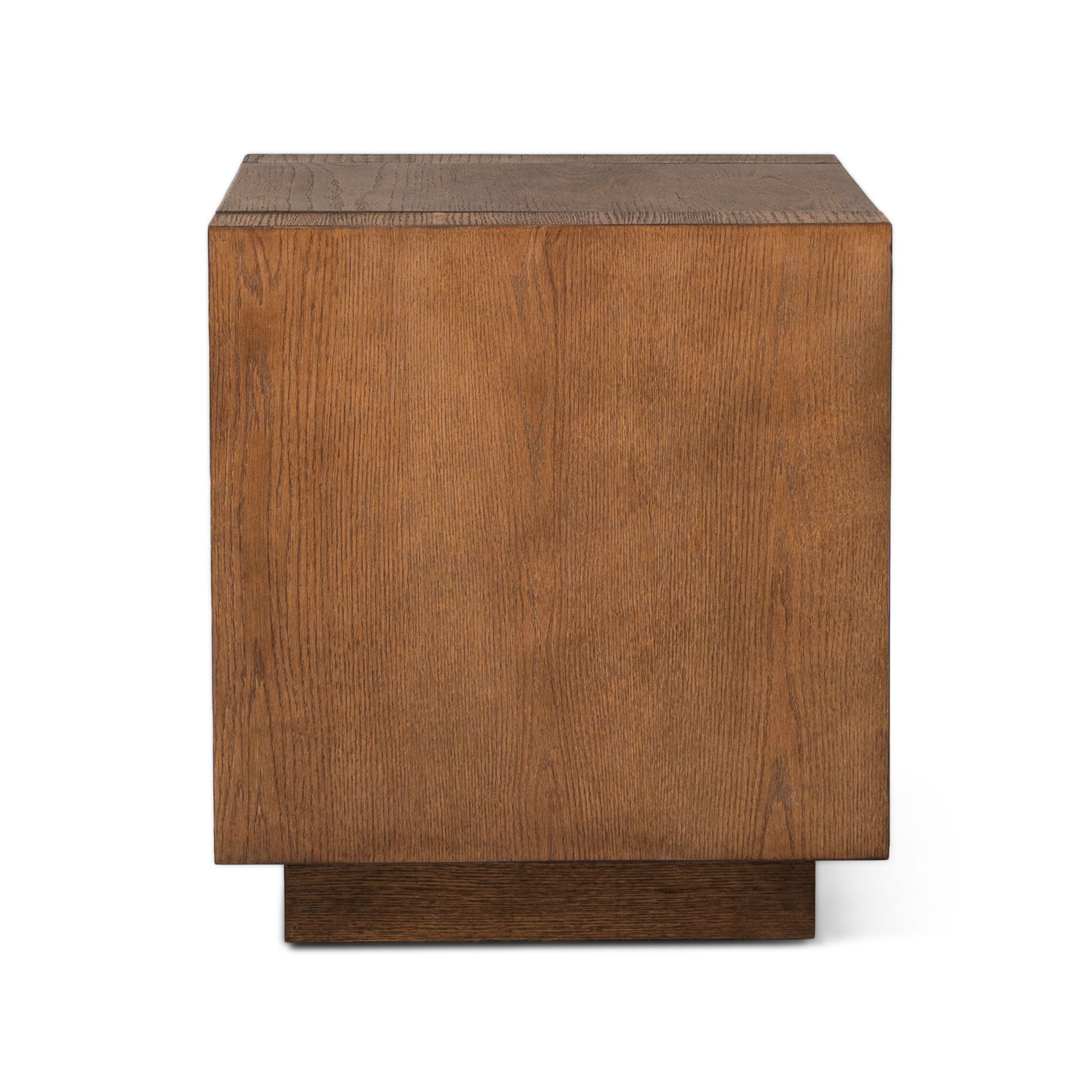 Artemis Contemporary Wooden Side Table in Refined Brown Finish in Accent Tables by Maven Lane