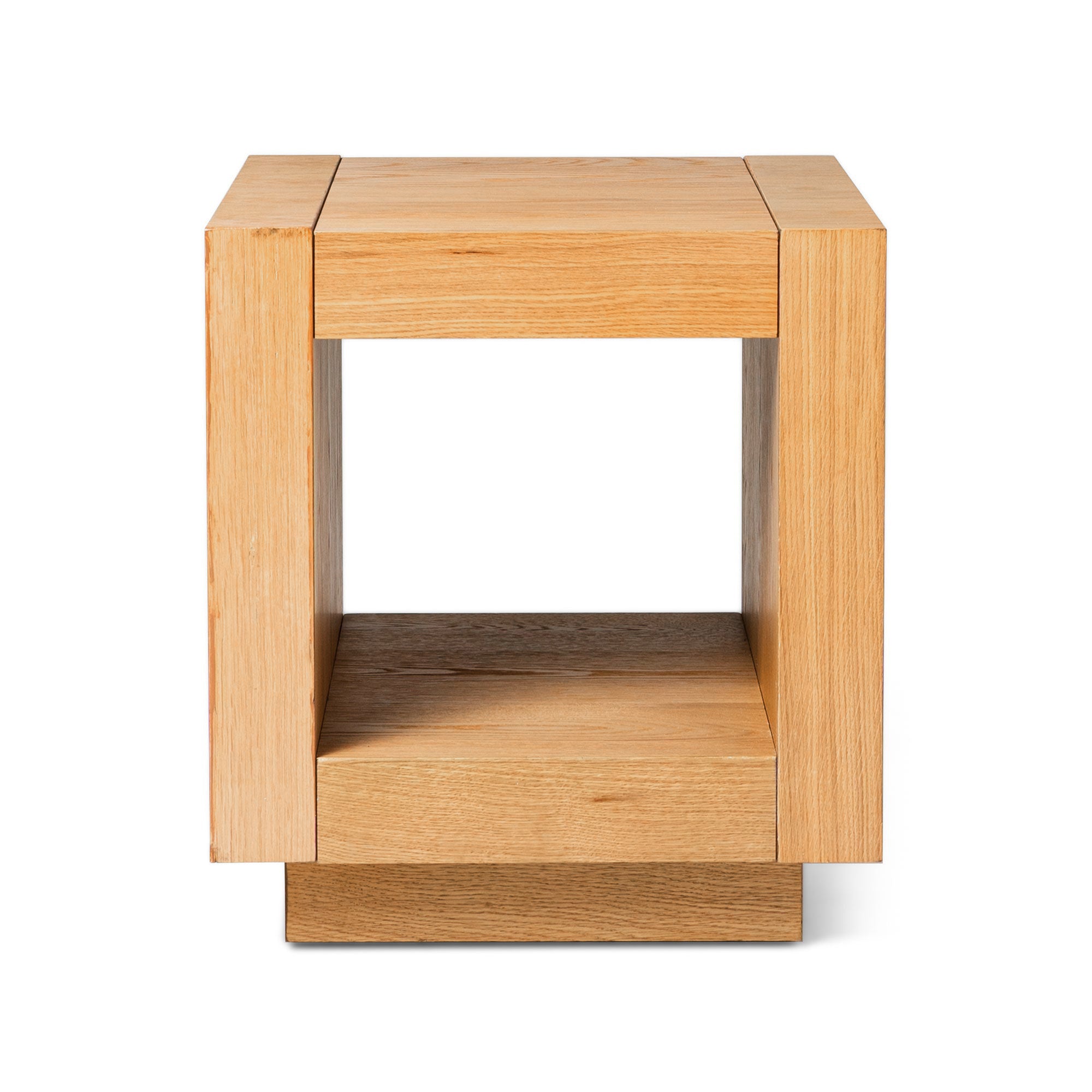 Artemis Contemporary Wooden Side Table in Refined Natural Finish in Accent Tables by Maven Lane