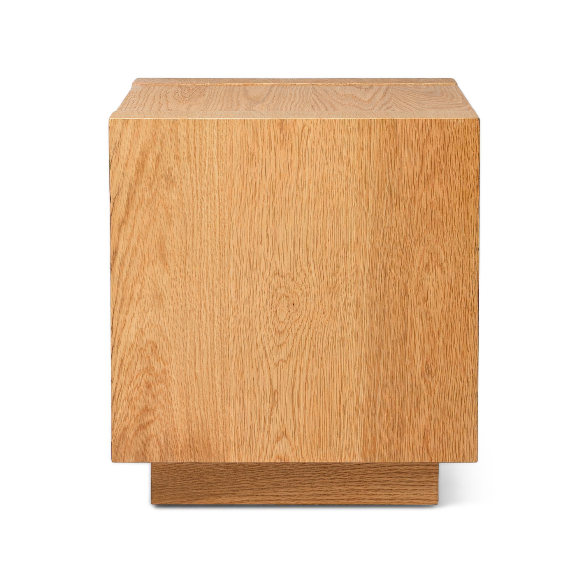 Artemis Contemporary Wooden Side Table in Refined Natural Finish in Accent Tables by Maven Lane