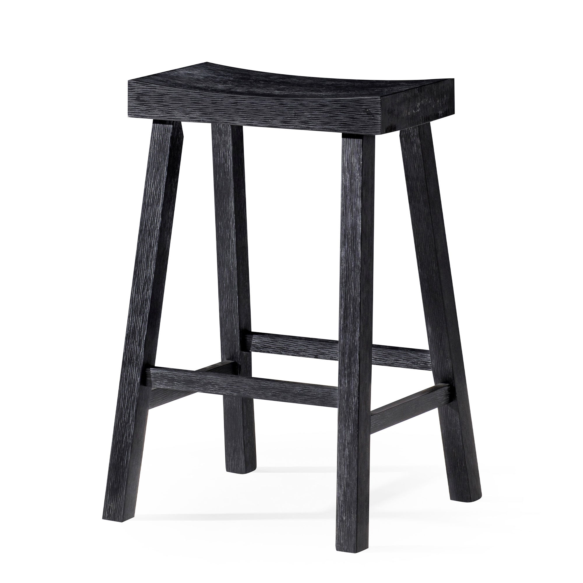 Vincent Counter Stool in Antiqued Black Finish