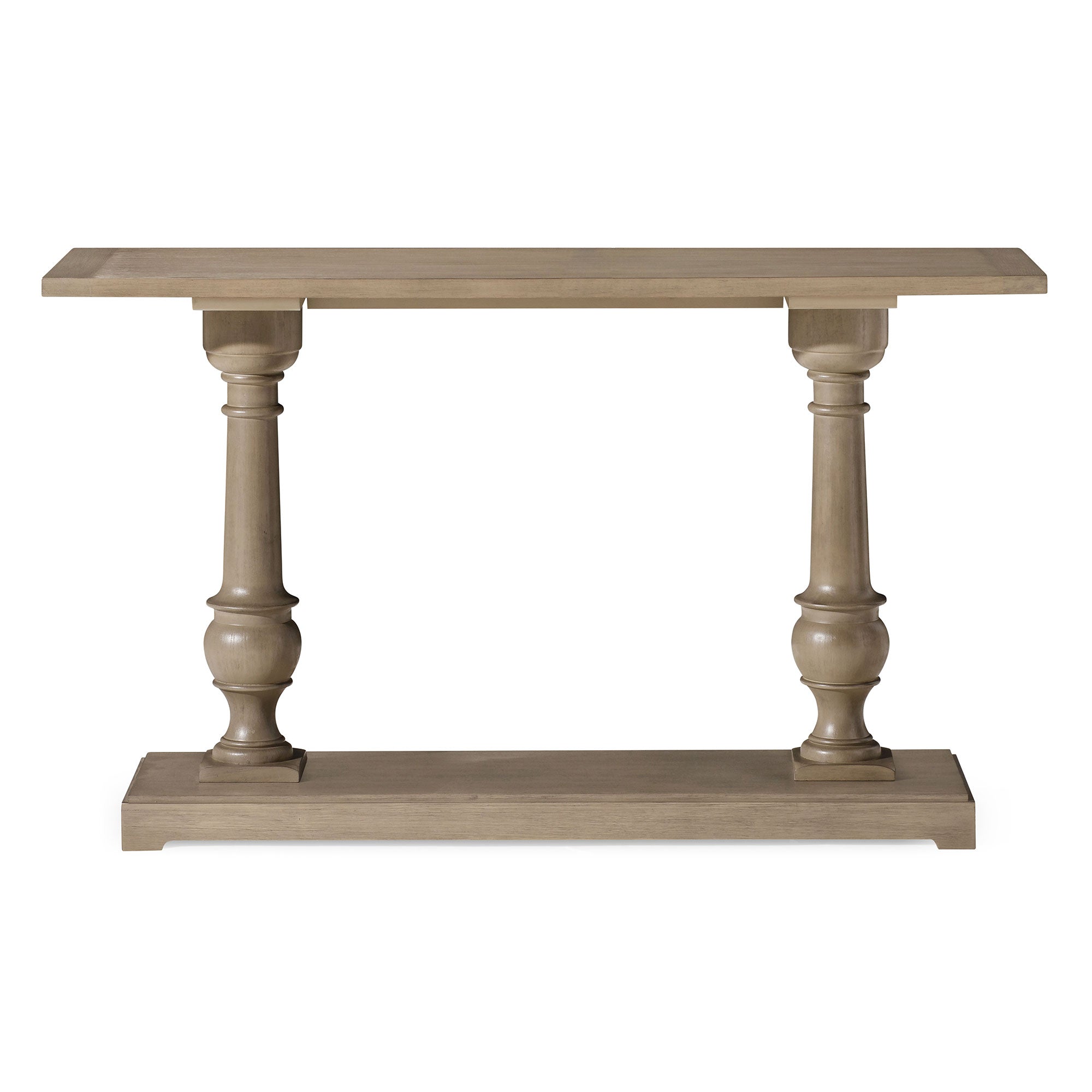 Arthur Classical Wooden Console Table in Antiqued Grey Finish in Accent Tables by Maven Lane