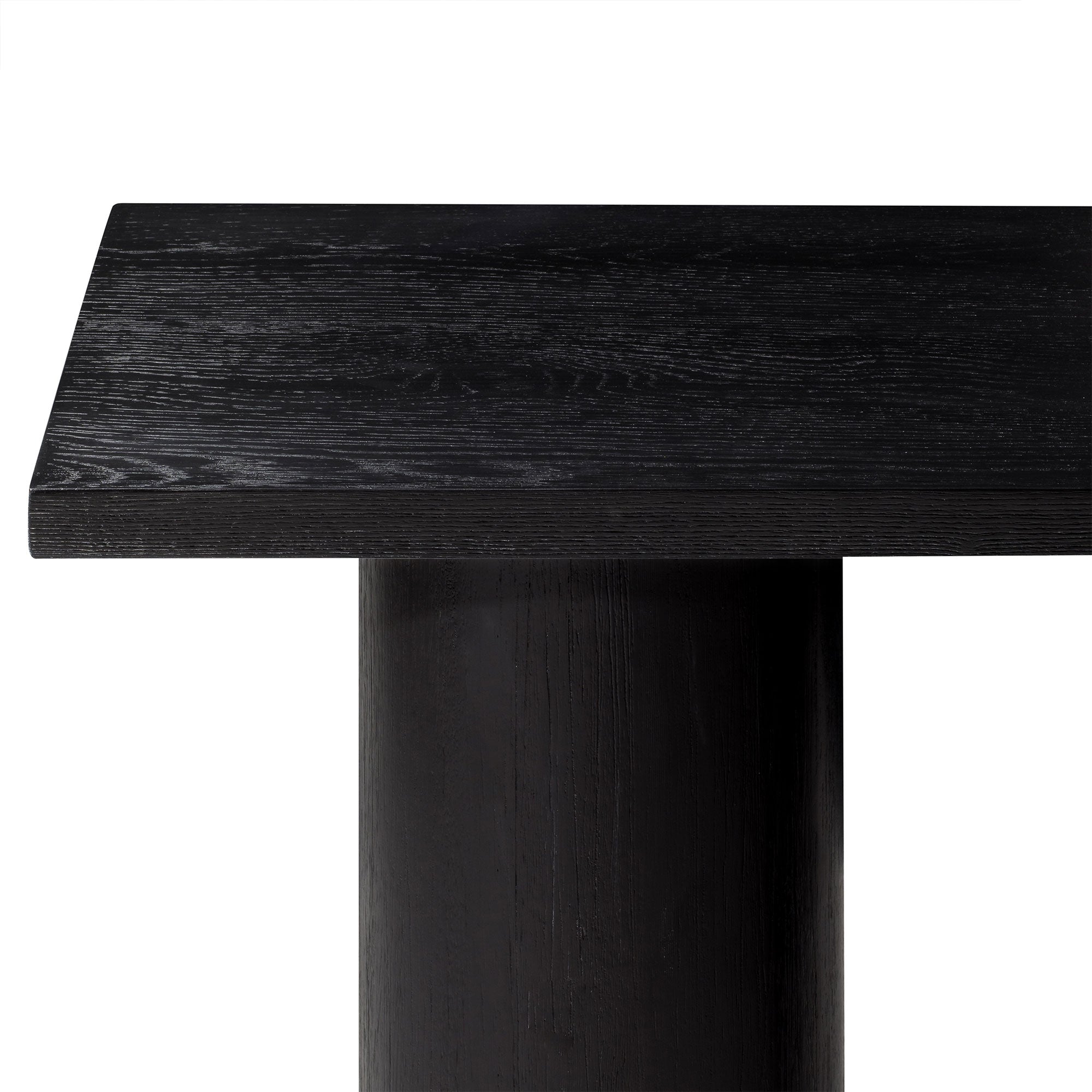 Lana Contemporary Wooden Console Table in Refined Black Finish in Accent Tables by Maven Lane