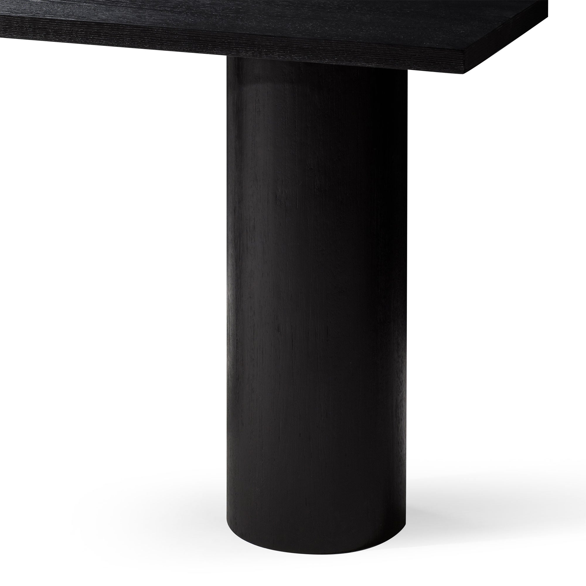 Lana Contemporary Wooden Console Table in Refined Black Finish in Accent Tables by Maven Lane