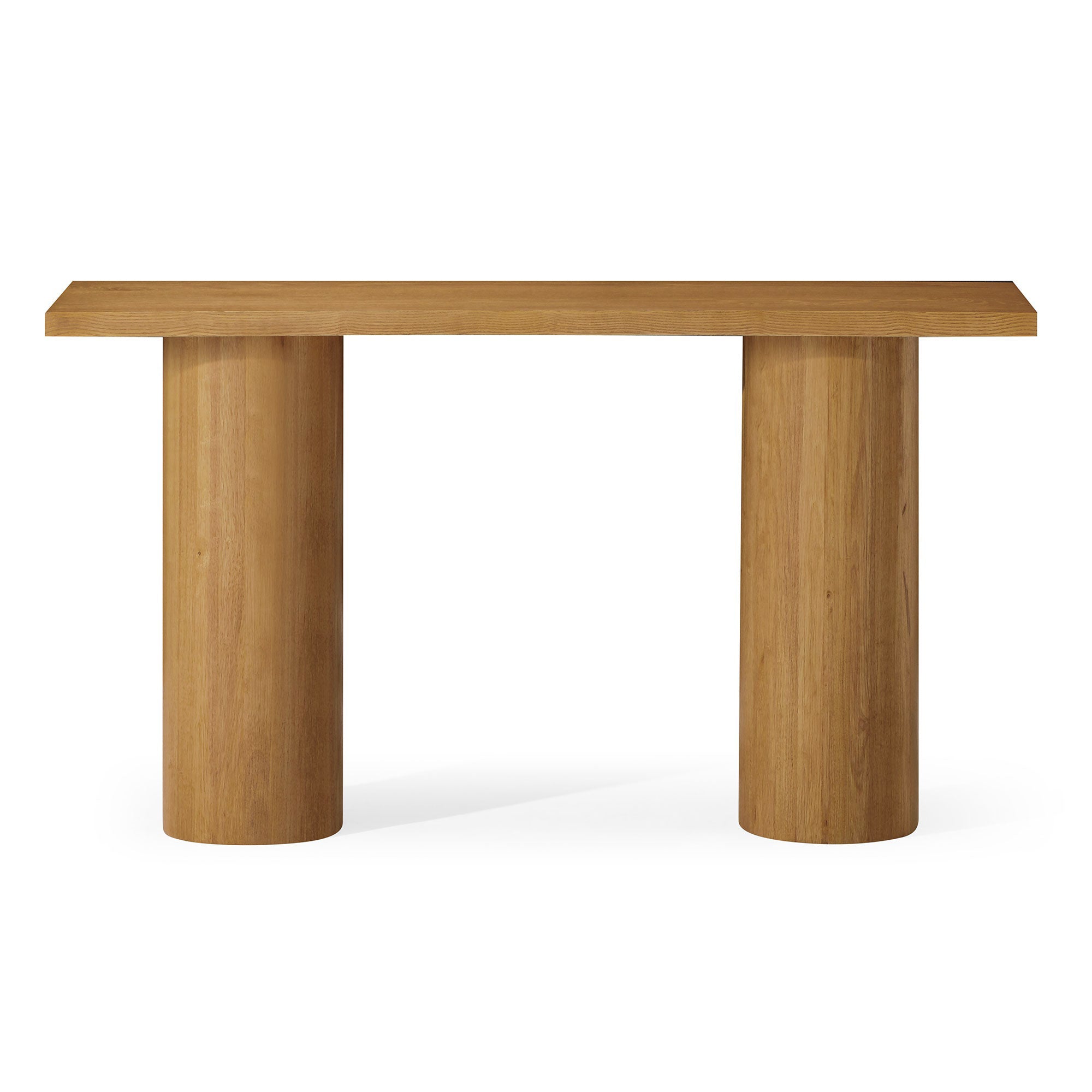 Lana Contemporary Wooden Console Table in Refined Natural Finish in Accent Tables by Maven Lane