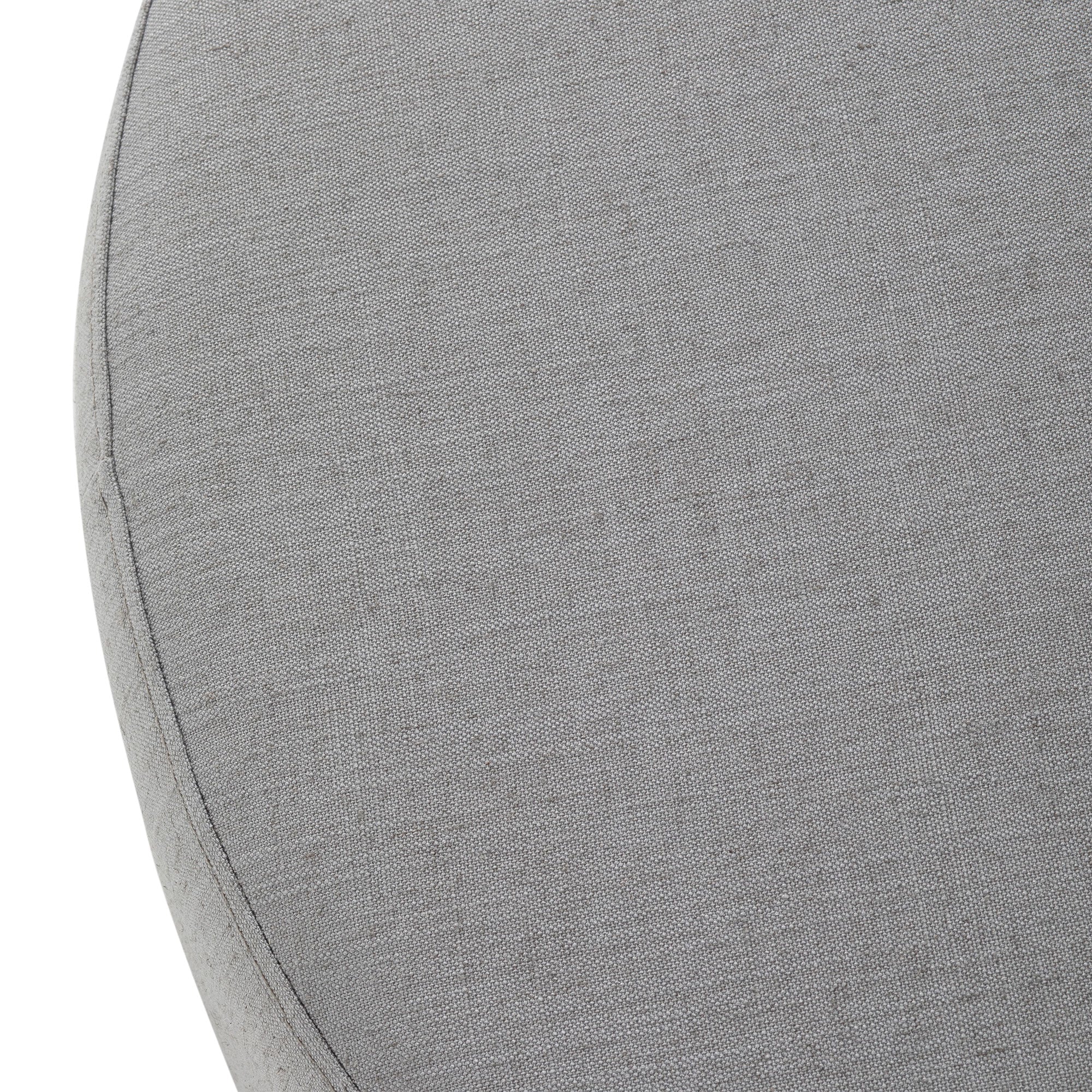 Celia Contemporary Upholstered Ottoman with Refined Grey Wood Finish in Ottomans & Benches by Maven Lane